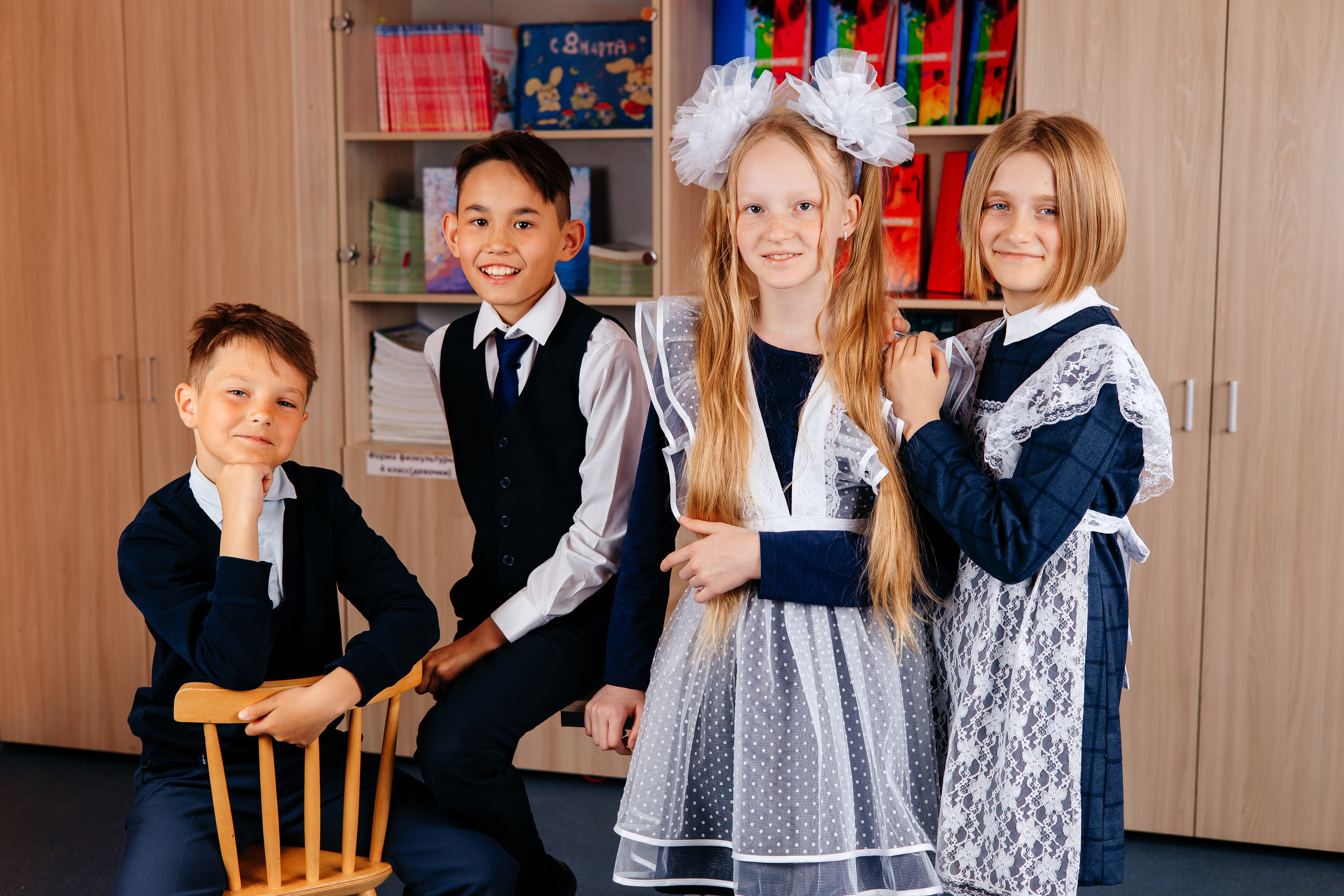 Младшие классы. Школьная фотография и выпускные фотоальбомы Иркутск