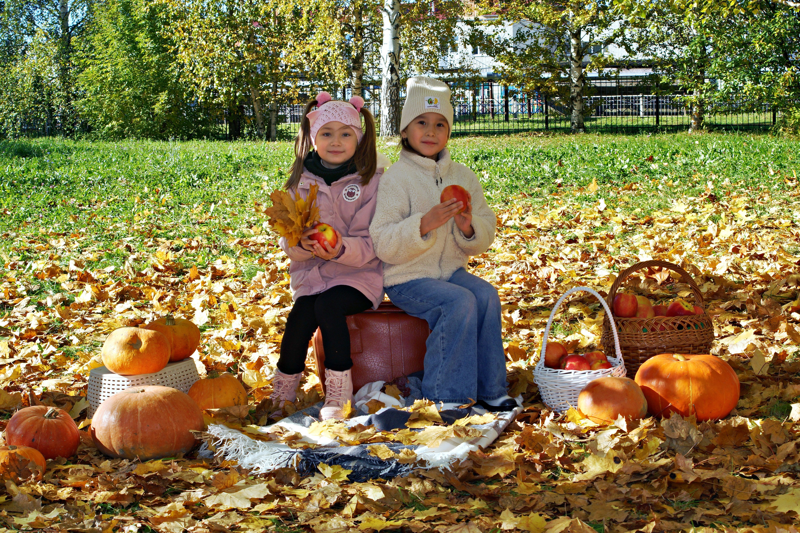 Осенняя фотосессия в детском саду г. Йошкар-Ола