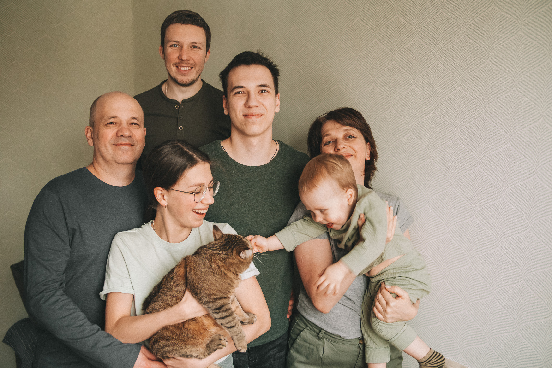 Матвей и семья. Фотограф новорожденных в стиле lifestyle в Воронеже Юлия Ключникова