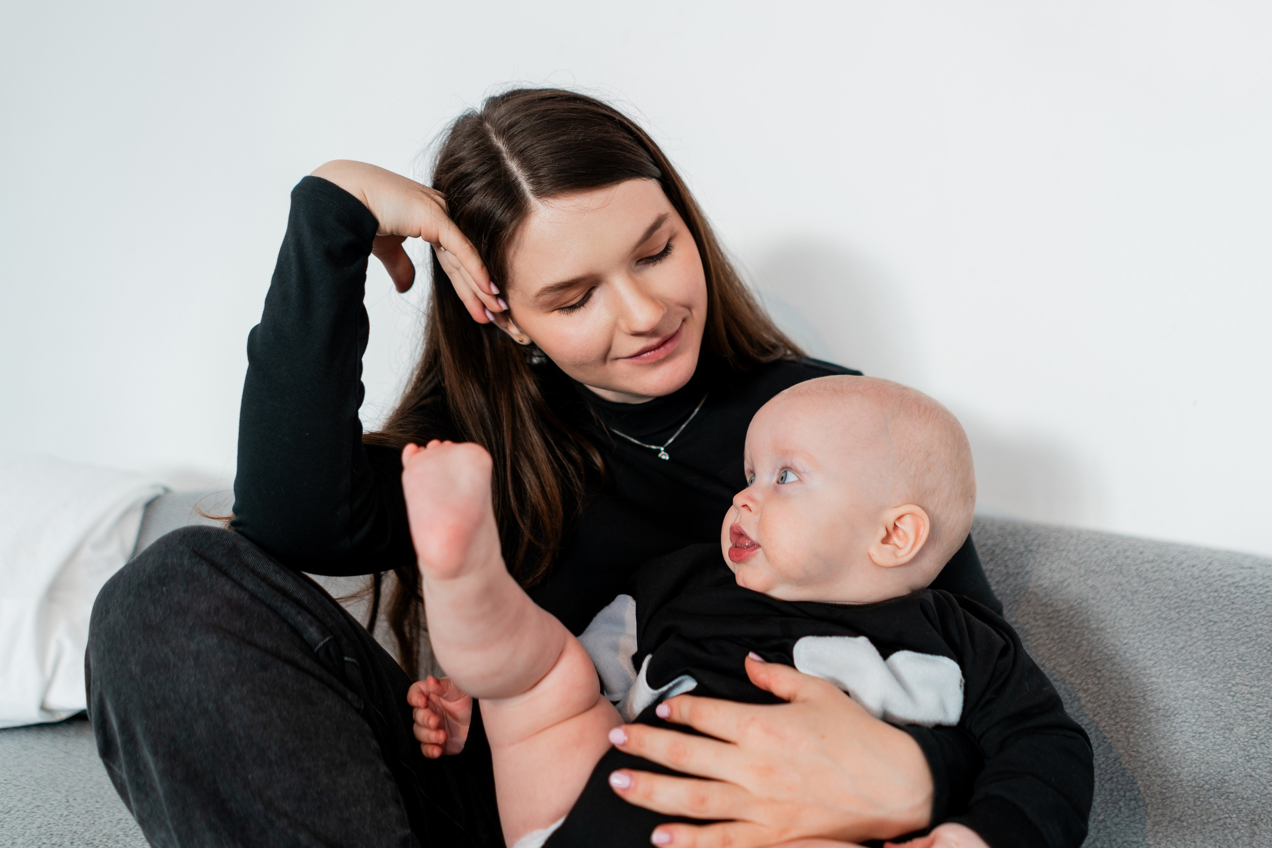 Семейная фотосессия Кристины и малыша Славы в Калуге