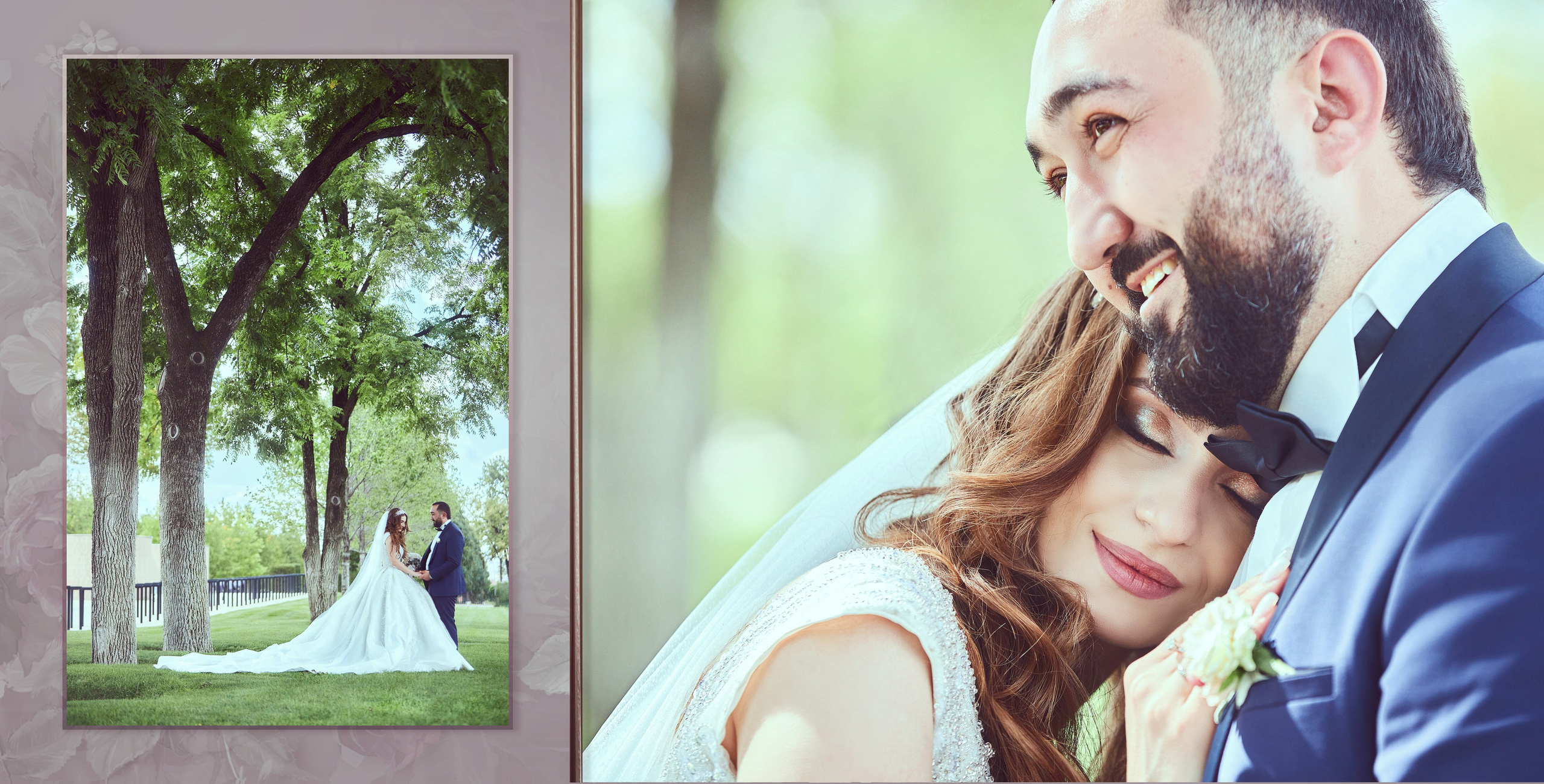 Свадебная фотокнига. Фотограф Кирсанова Наталия. Фотохудожник Наталия Кирсанова