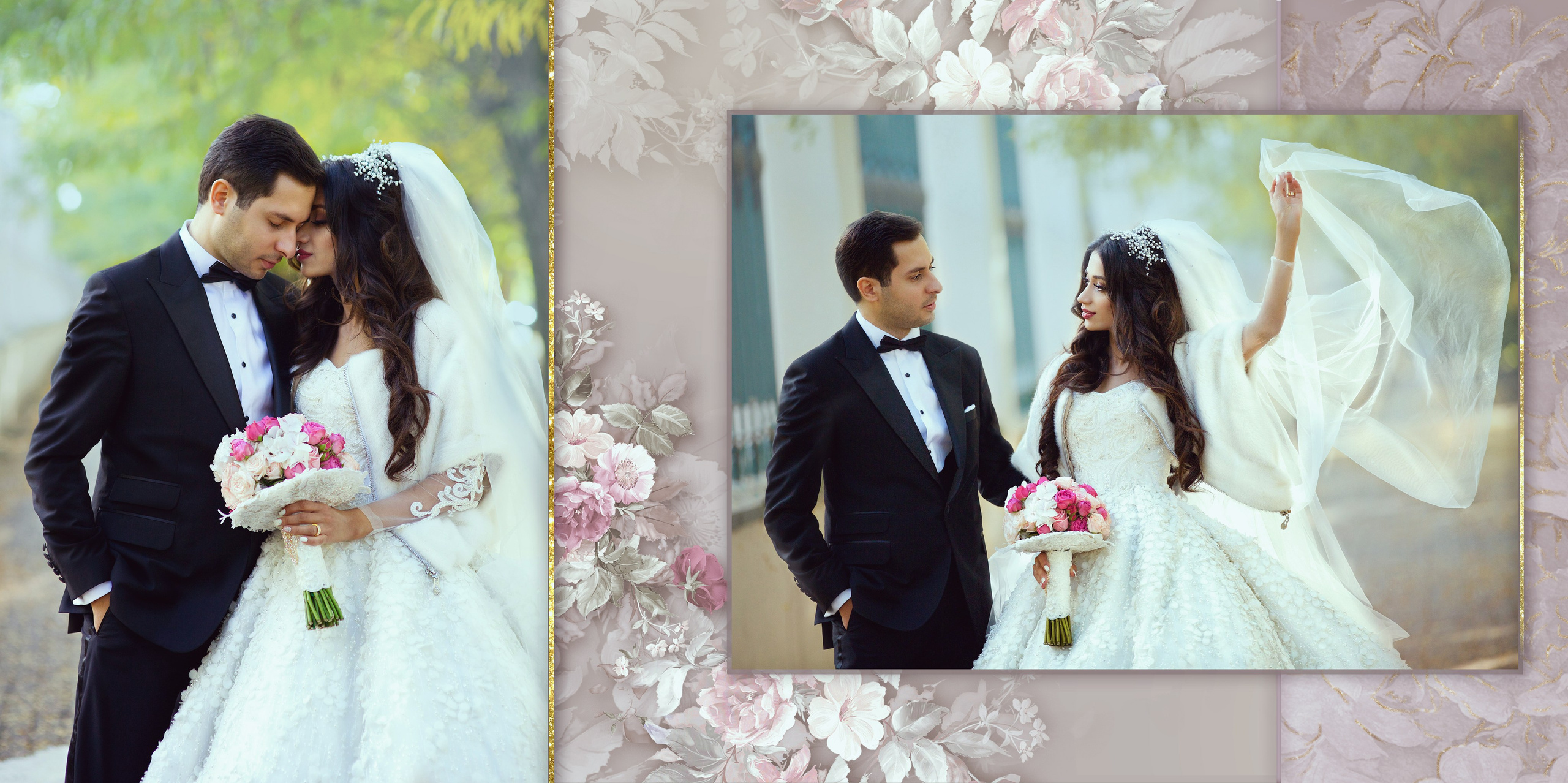 Свадебная фотокнига. Фотограф Кирсанова Наталия. Фотохудожник Наталия Кирсанова