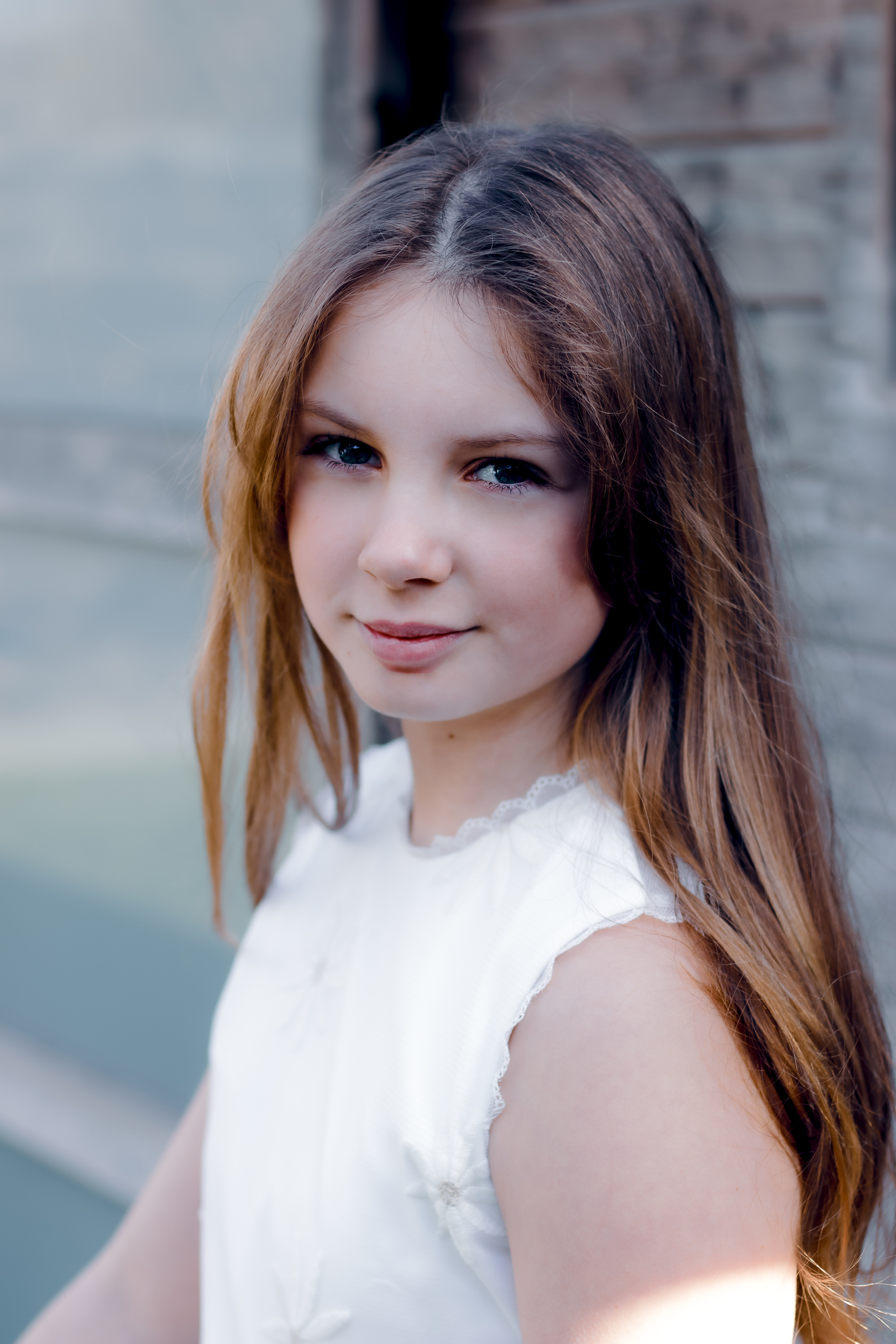 Communion of Axelle. Family, Children and Business photographer in Belgium