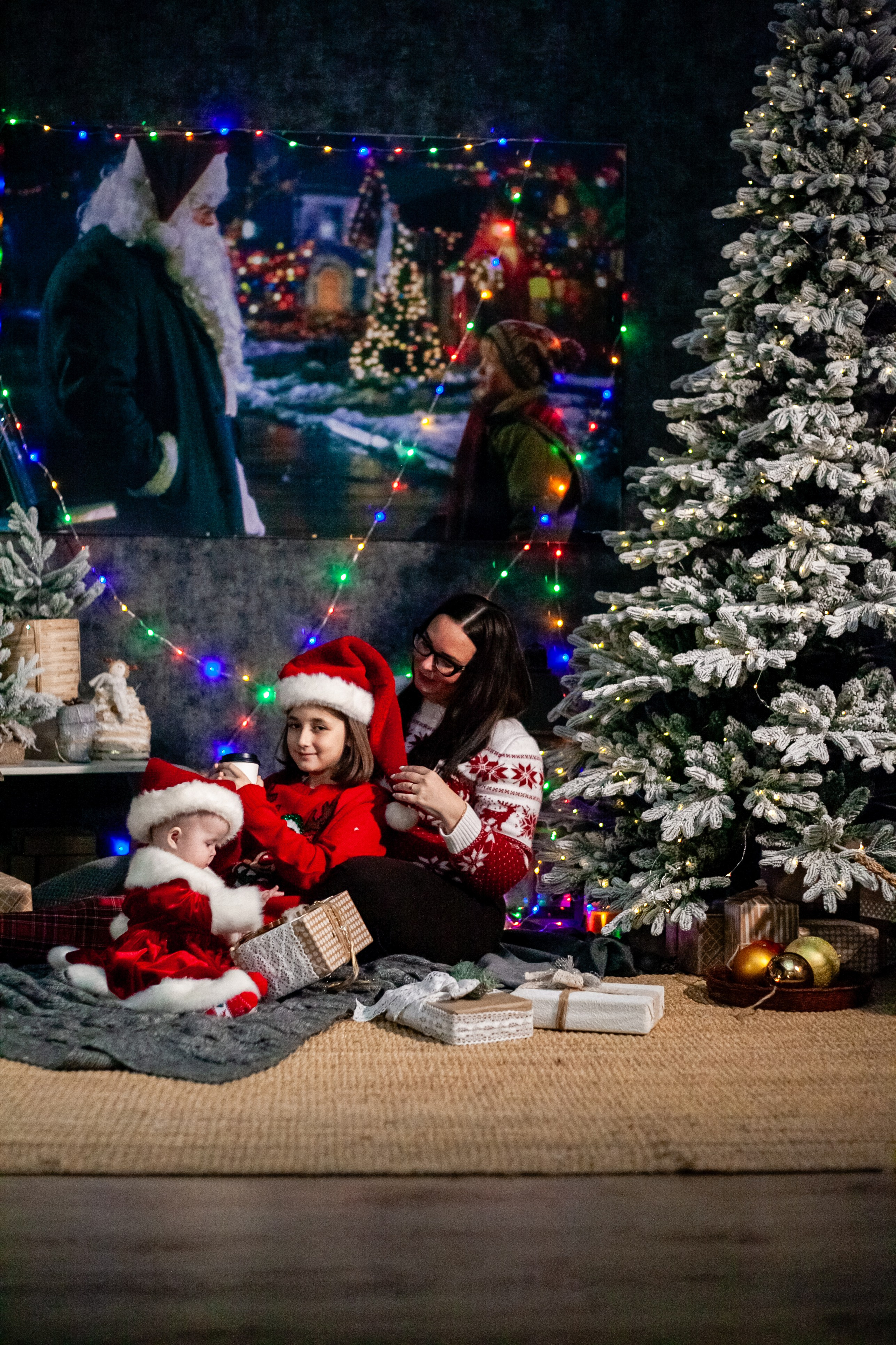 Ульяна и ее семья новый год 2024. Свадебный и семейный фотограф в Армавире