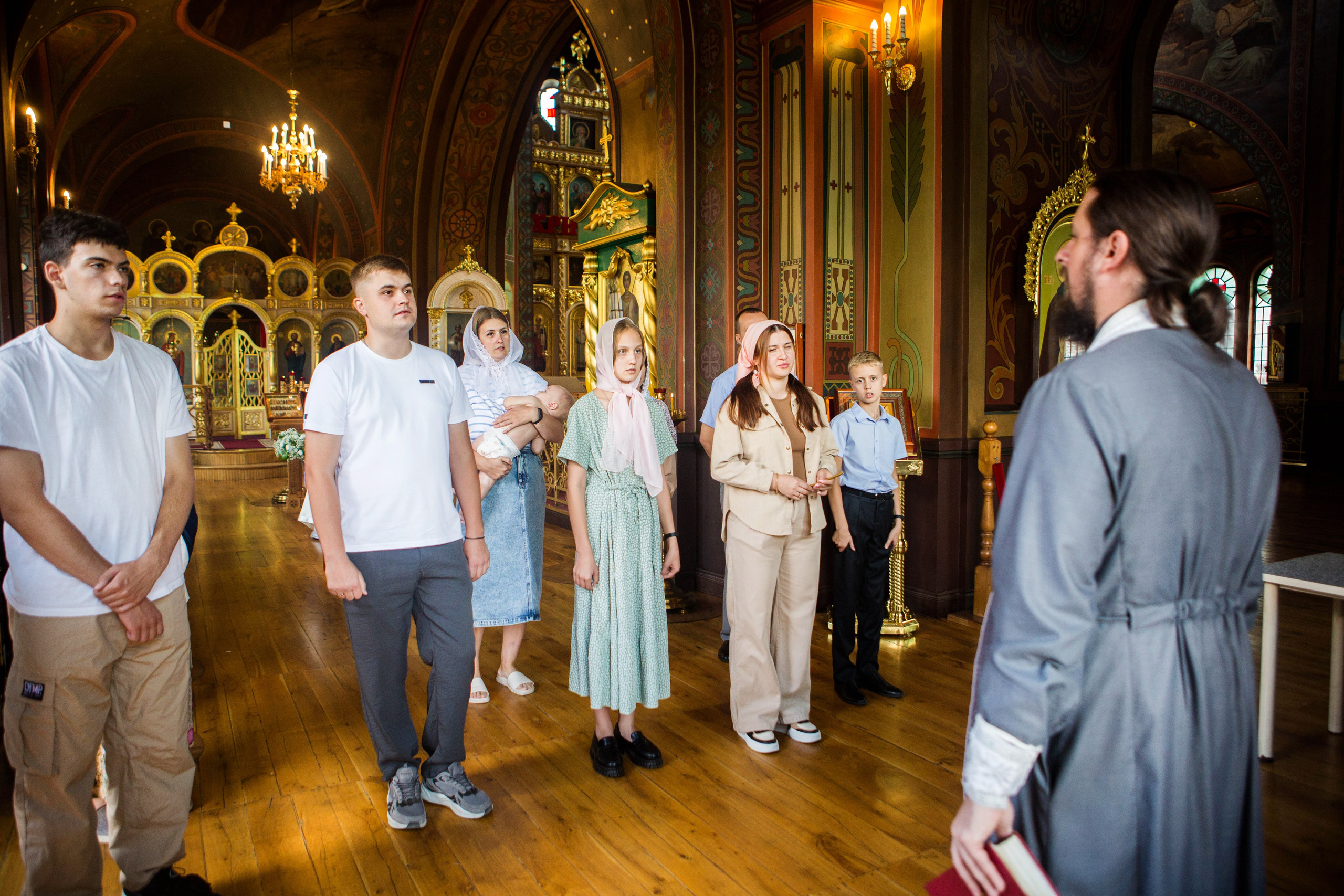 Крещение Юрия. Свято-Троицкий Собор. Свадебный семейный и детский фотограф в Краснодаре Карина Федоровская