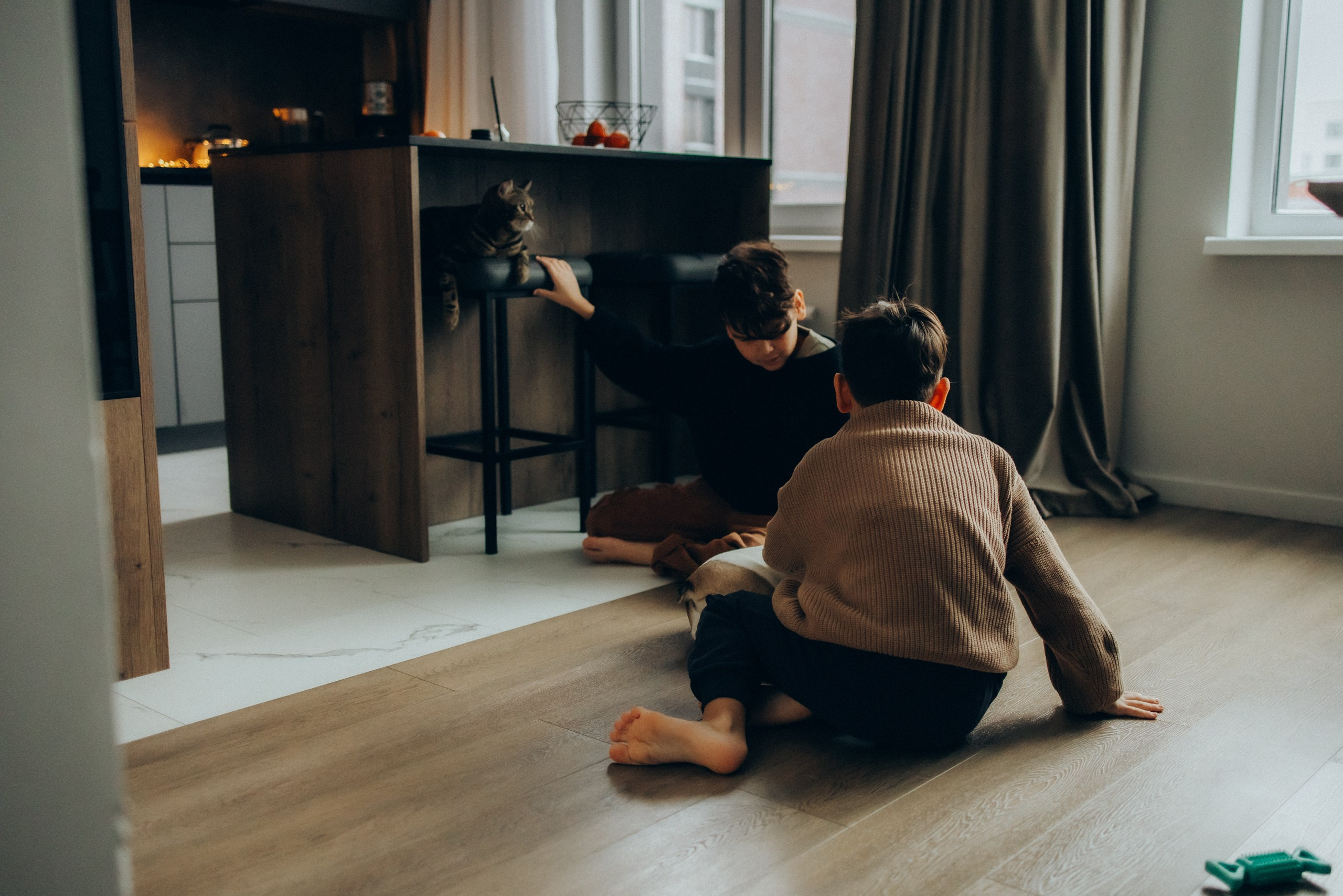 Руслан, Тимур и Луна. Семейный фотограф Москва