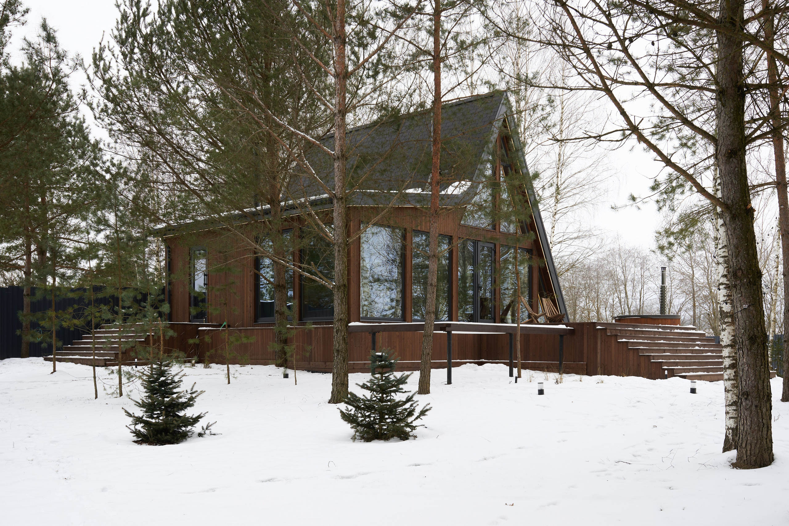 Дом A-frame. Автомобильный и интерьерный фотограф в Минске Александр Тагаев