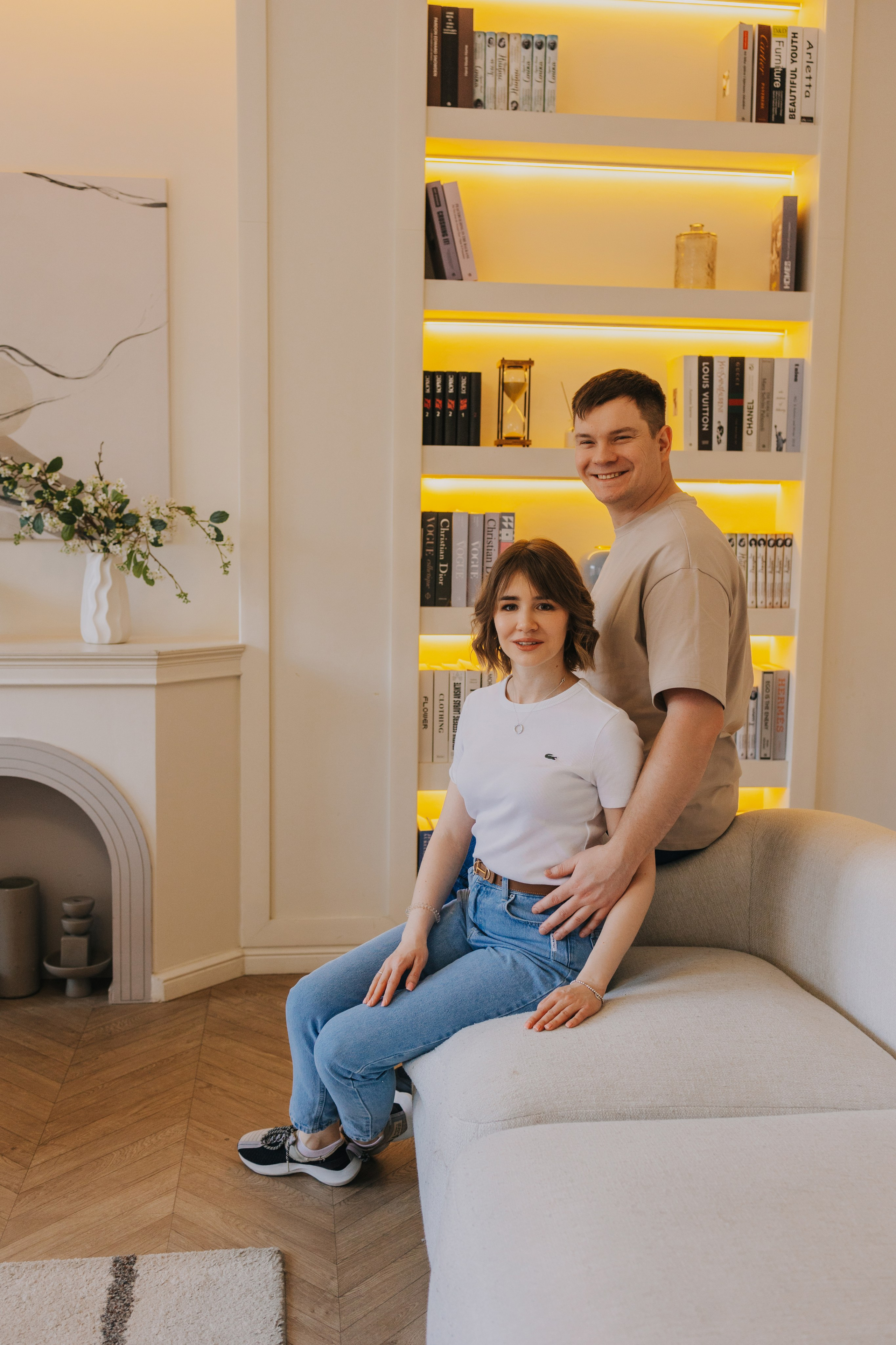 Большая семья. Домашняя фотосессия