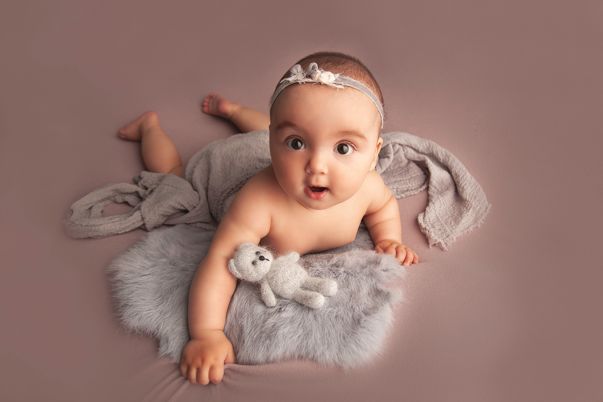 Малыши от 3 до 6 месяцев. Детский фотограф в Хабаровске Антипова Марина