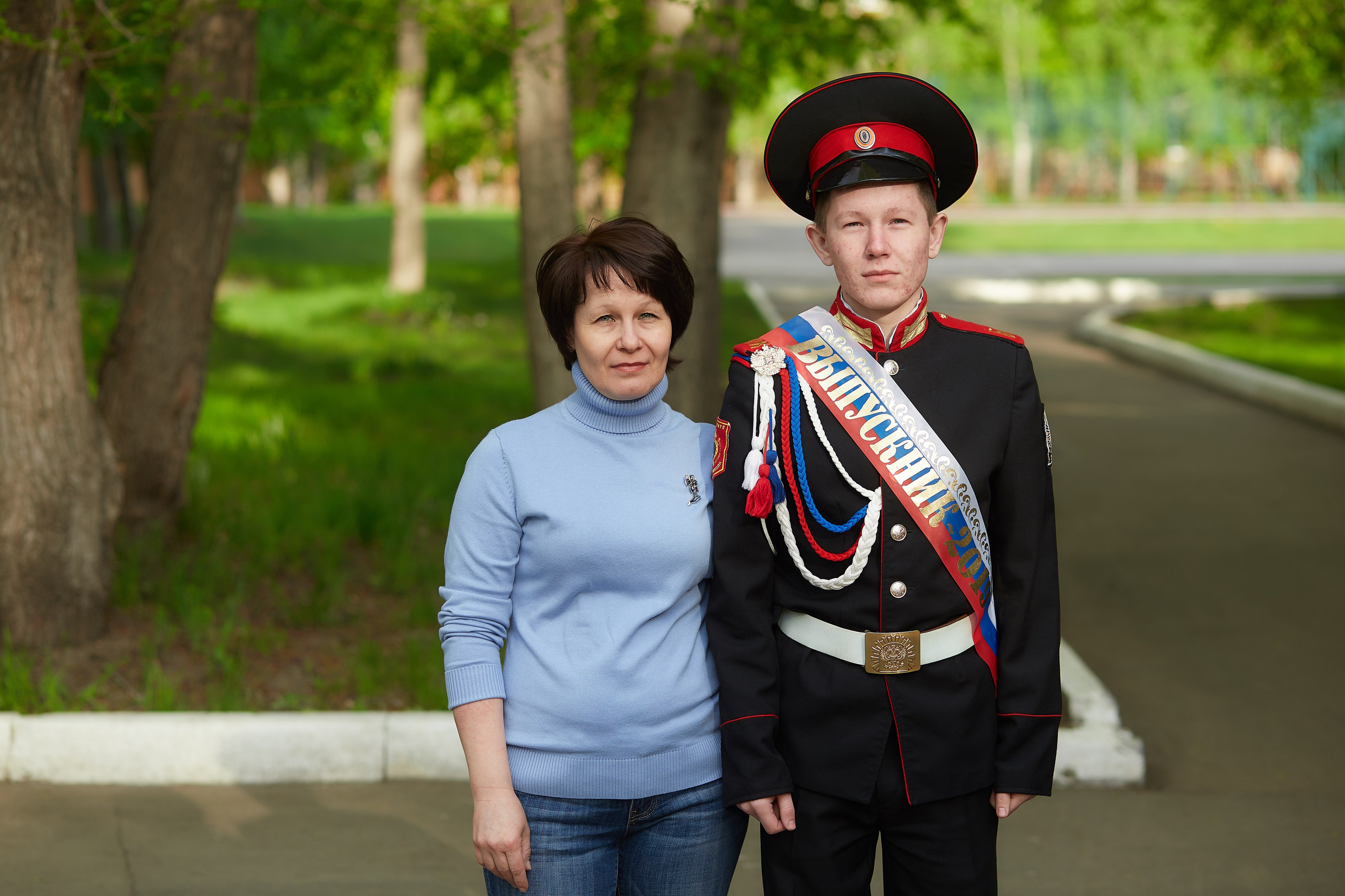 Кадеты последний звонок. Фотограф Вячеслав Фарунин