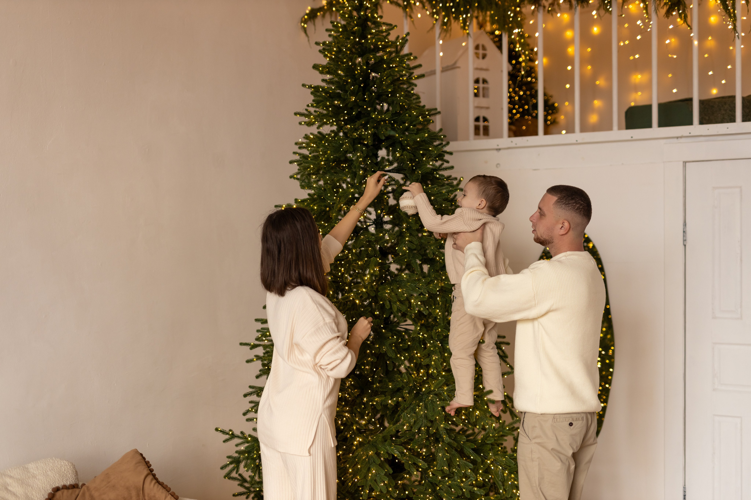 Папа, мама и сынок (студийная). Семейный и детский фотограф в Краснодаре Элона Литвинова