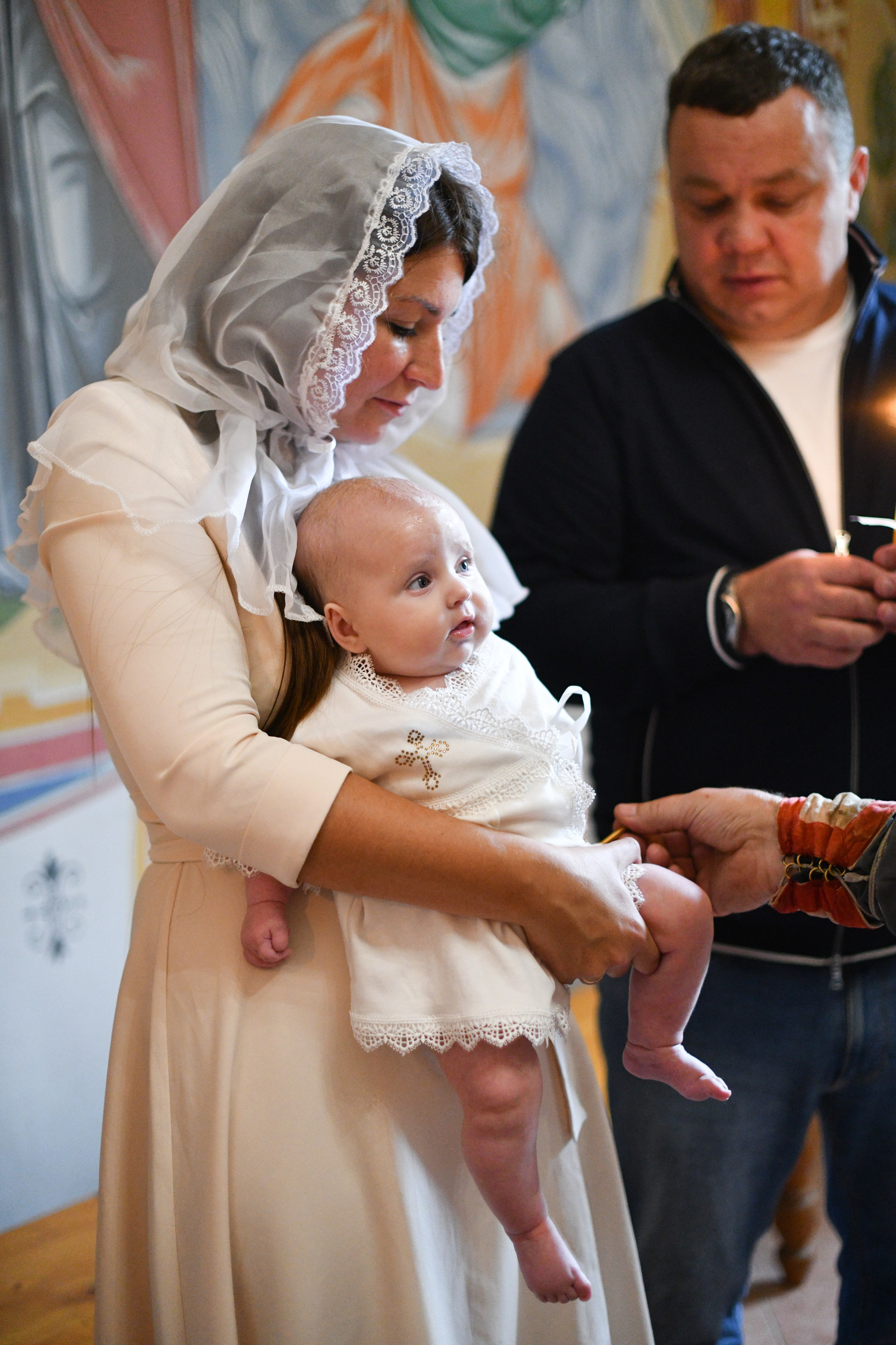 Крещение в Покровской церкви. Свадебный и портретный фотограф в Москве Галина Борисова