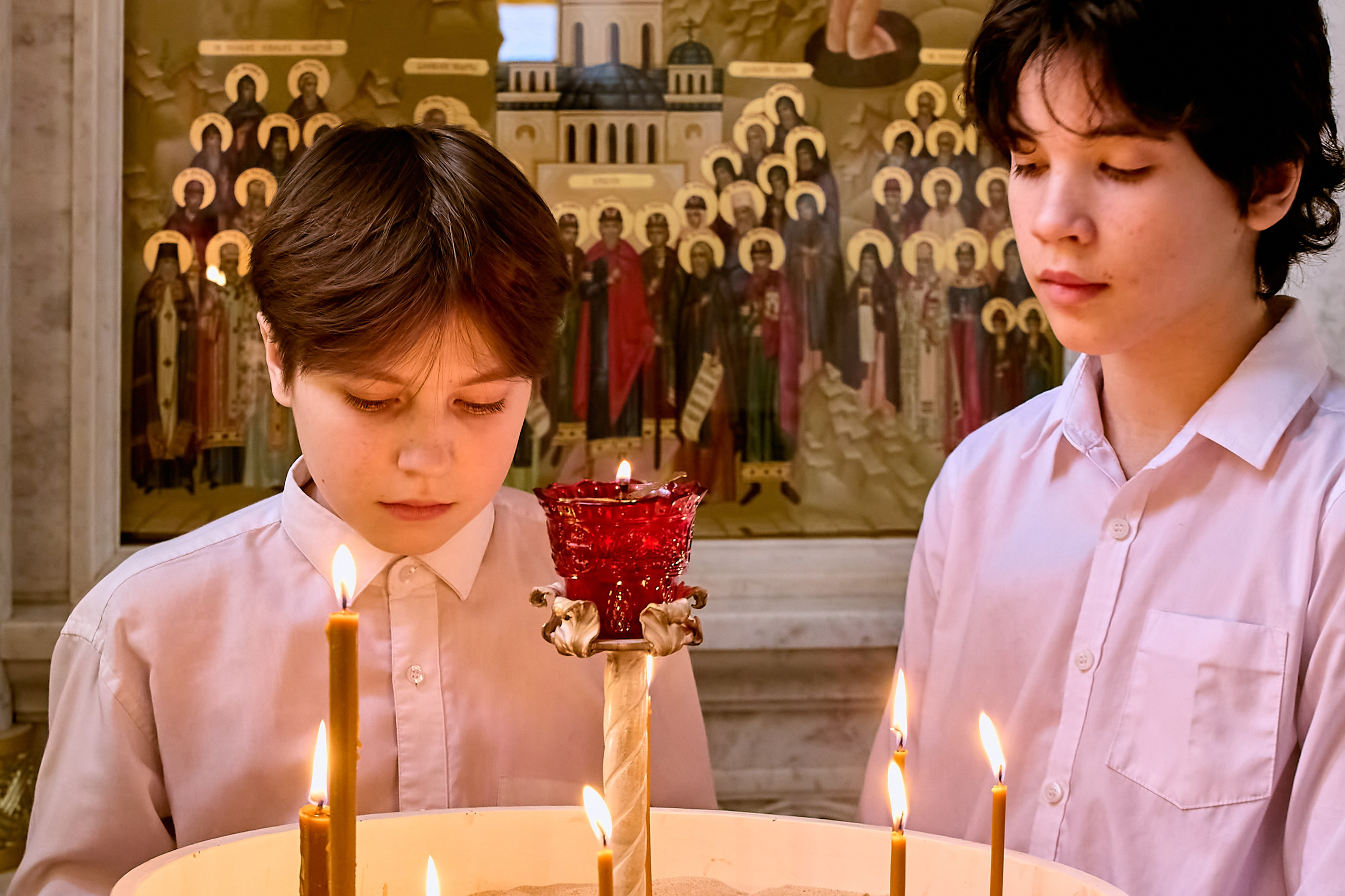 Лица Храма Детский Портрет в Храме