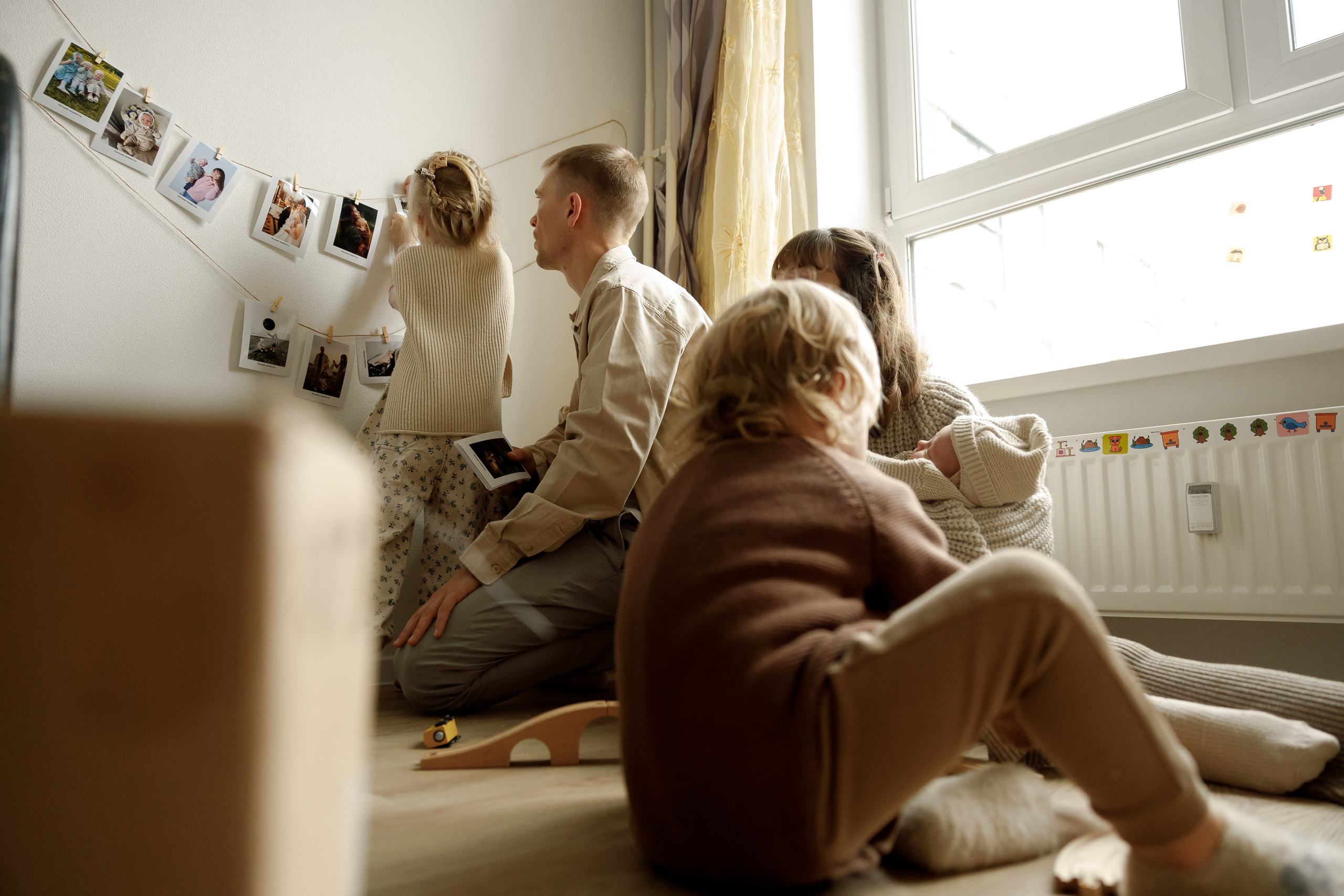 Домашняя семейная съёмка. Фотограф Москва