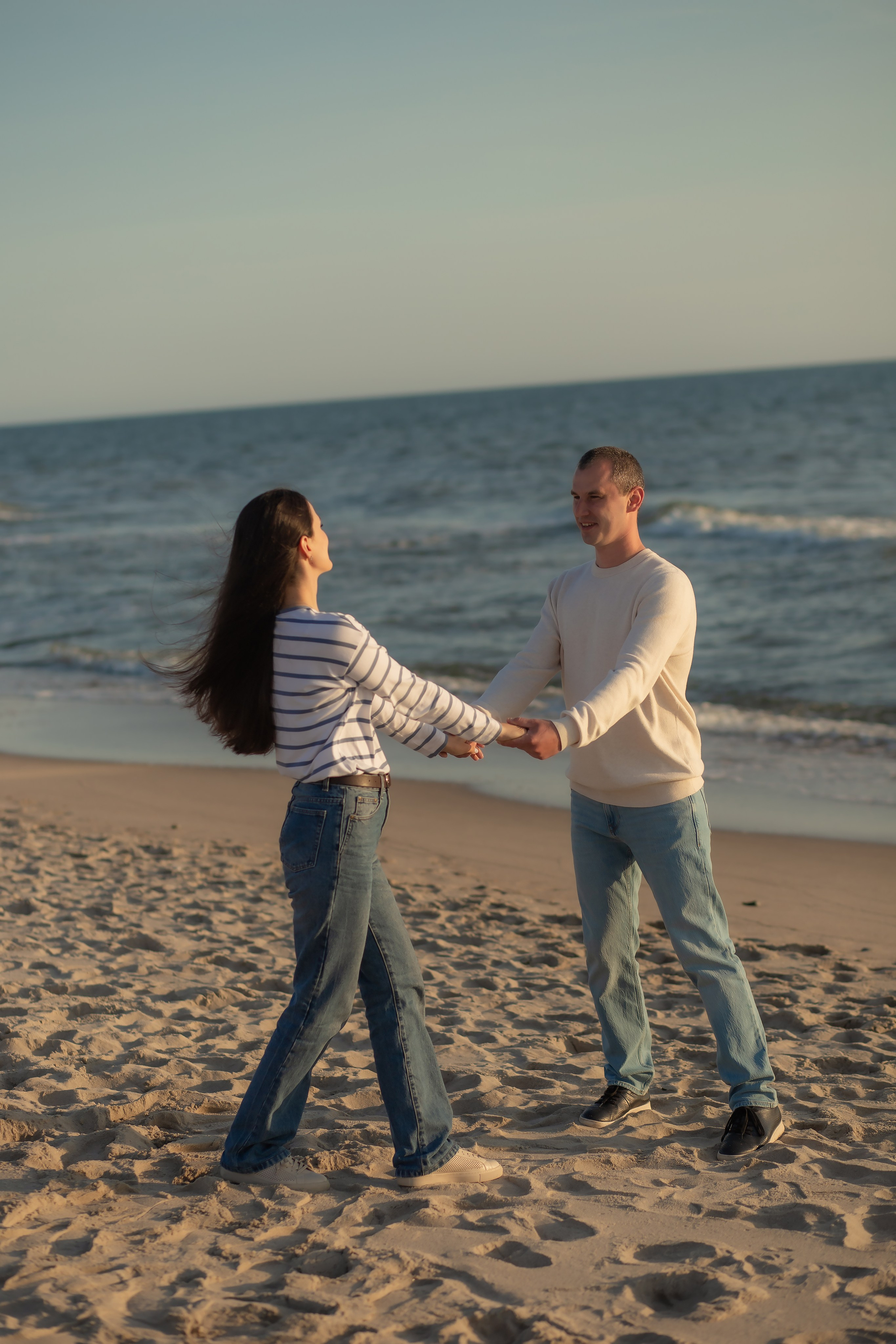 Павел и Татьяна. Закат в Янтарном. Фотограф в Калининграде Решетникова Алина