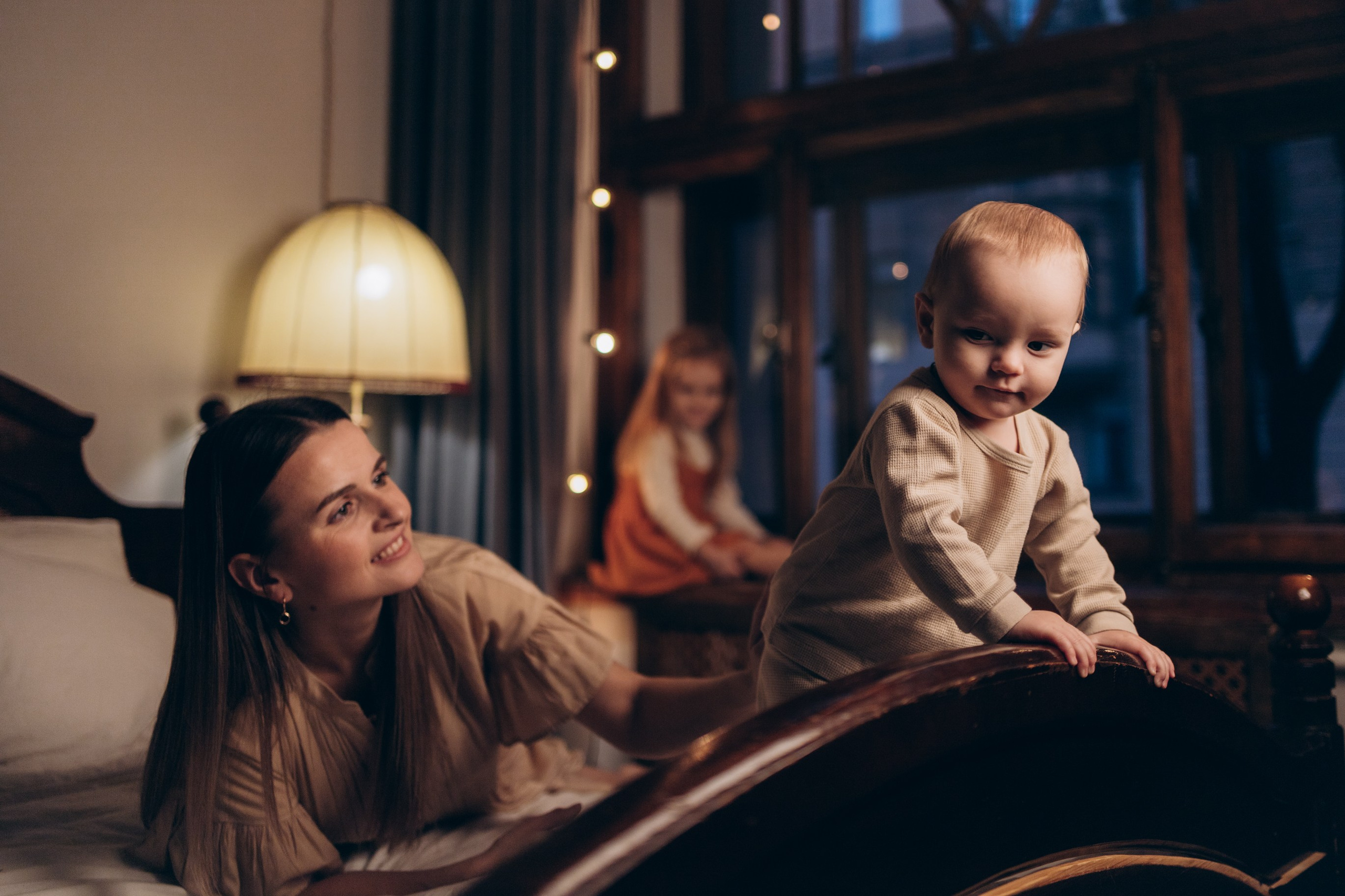 Новогодняя фотосессия в фотостудии квартире на Горьковской. Семейный и женский фотограф в Санкт-Петербурге Павлова Елена