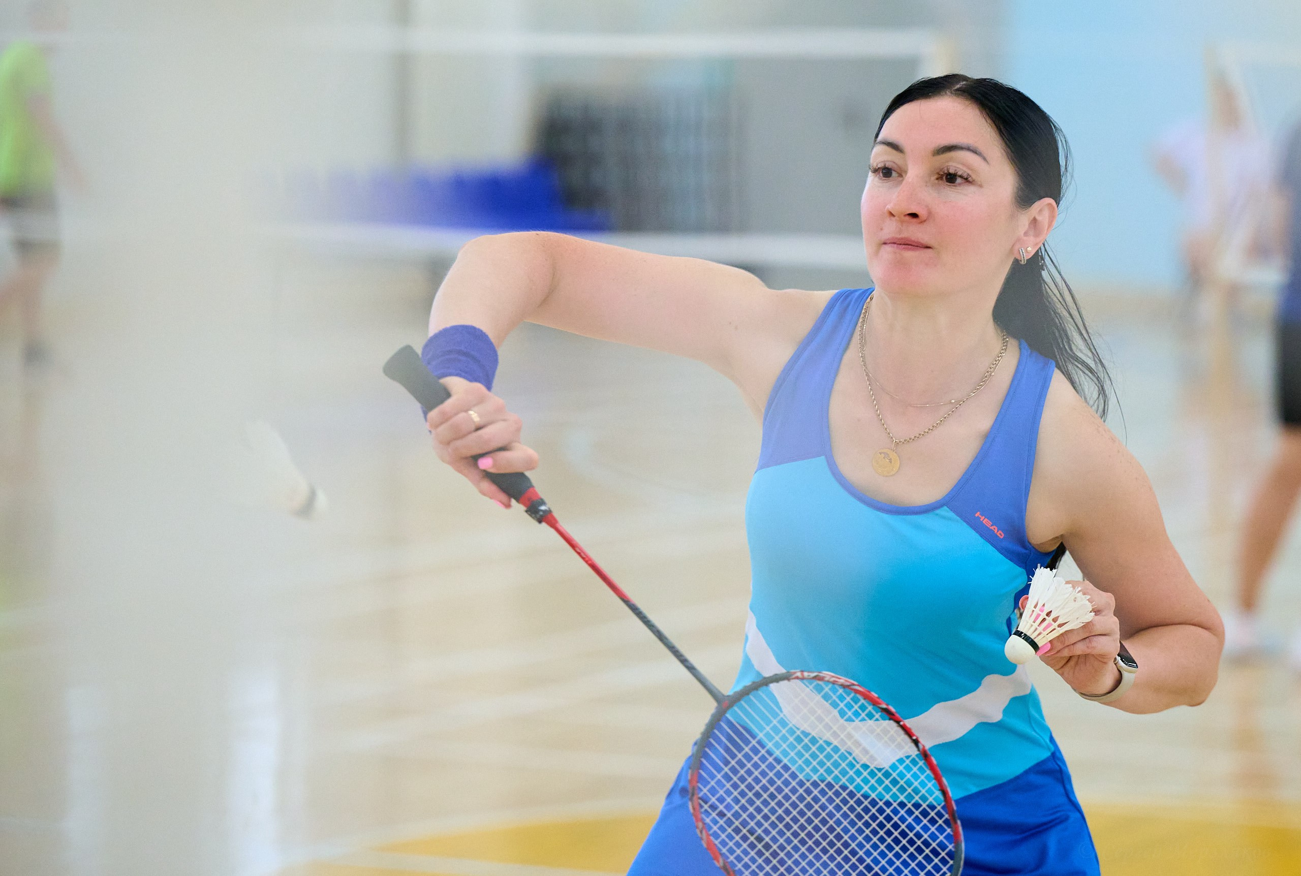 Бадминтон. Мастер-класс Любови Сухановой. Ижевск. 20.07.2024. Спортивный репортажный фотограф в Ижевске Сергей Мерзляков