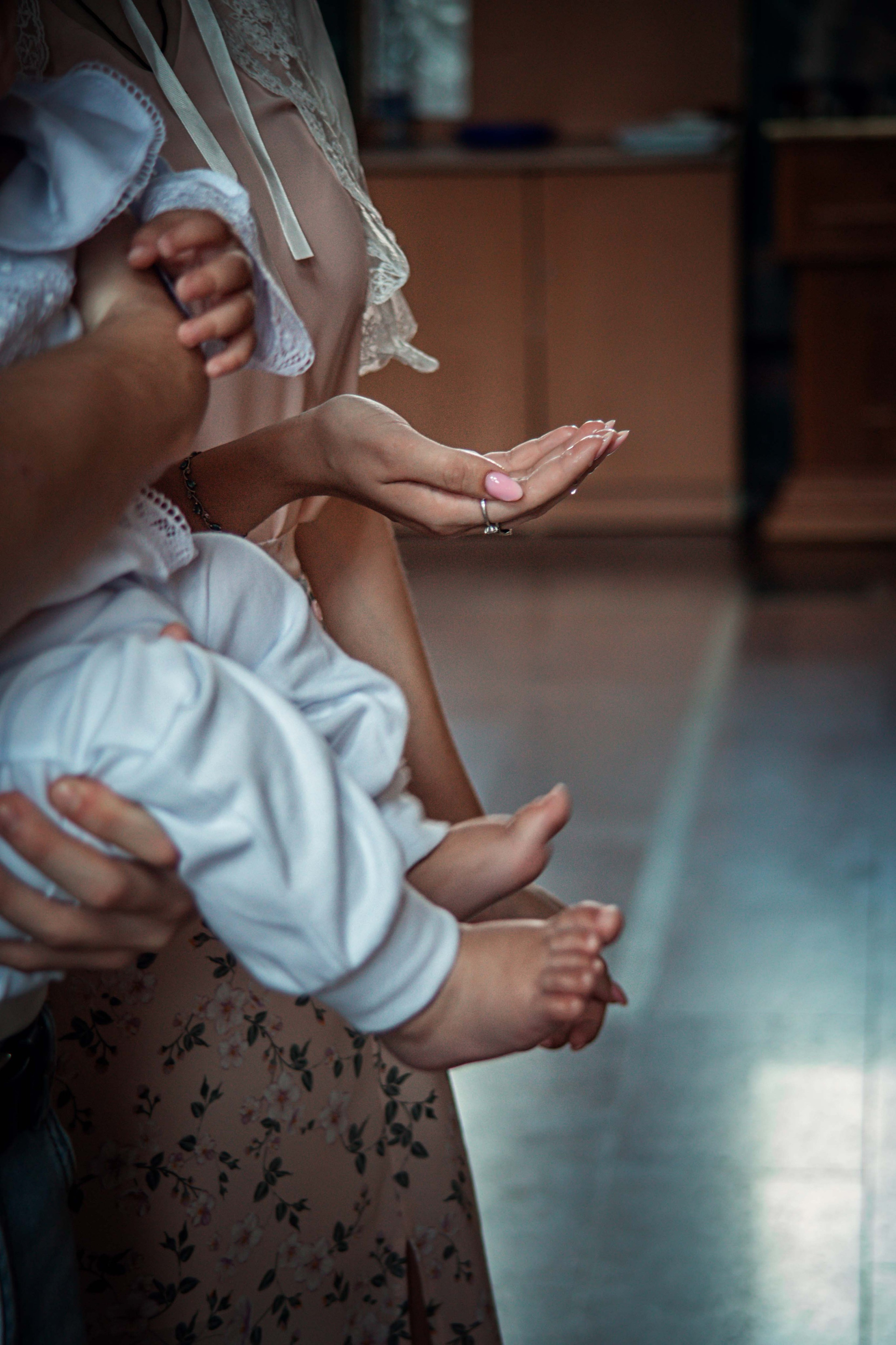 Крещение. Семейный и детский фотограф в Москве Ольга Кривенцова