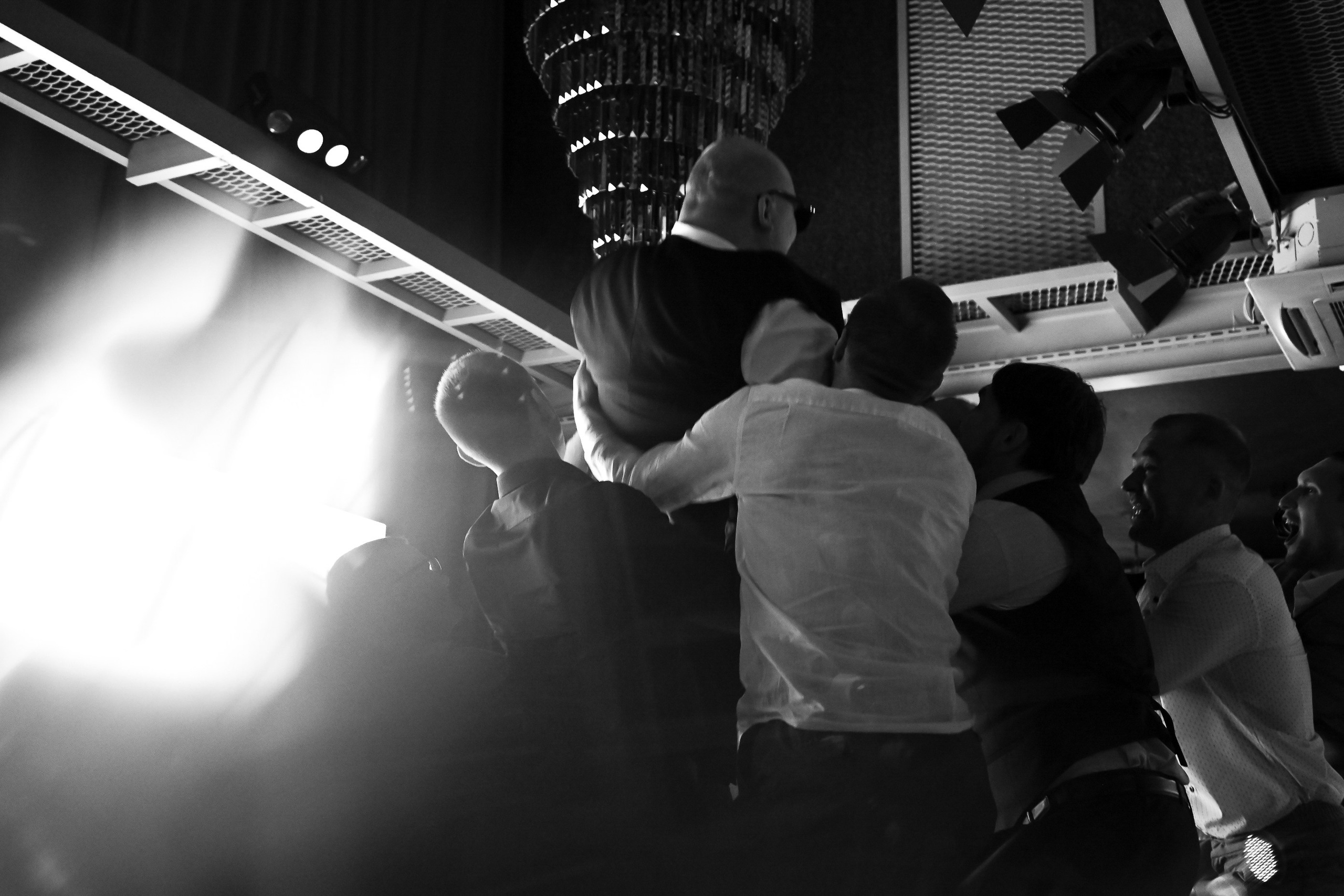 Black and white film. <3