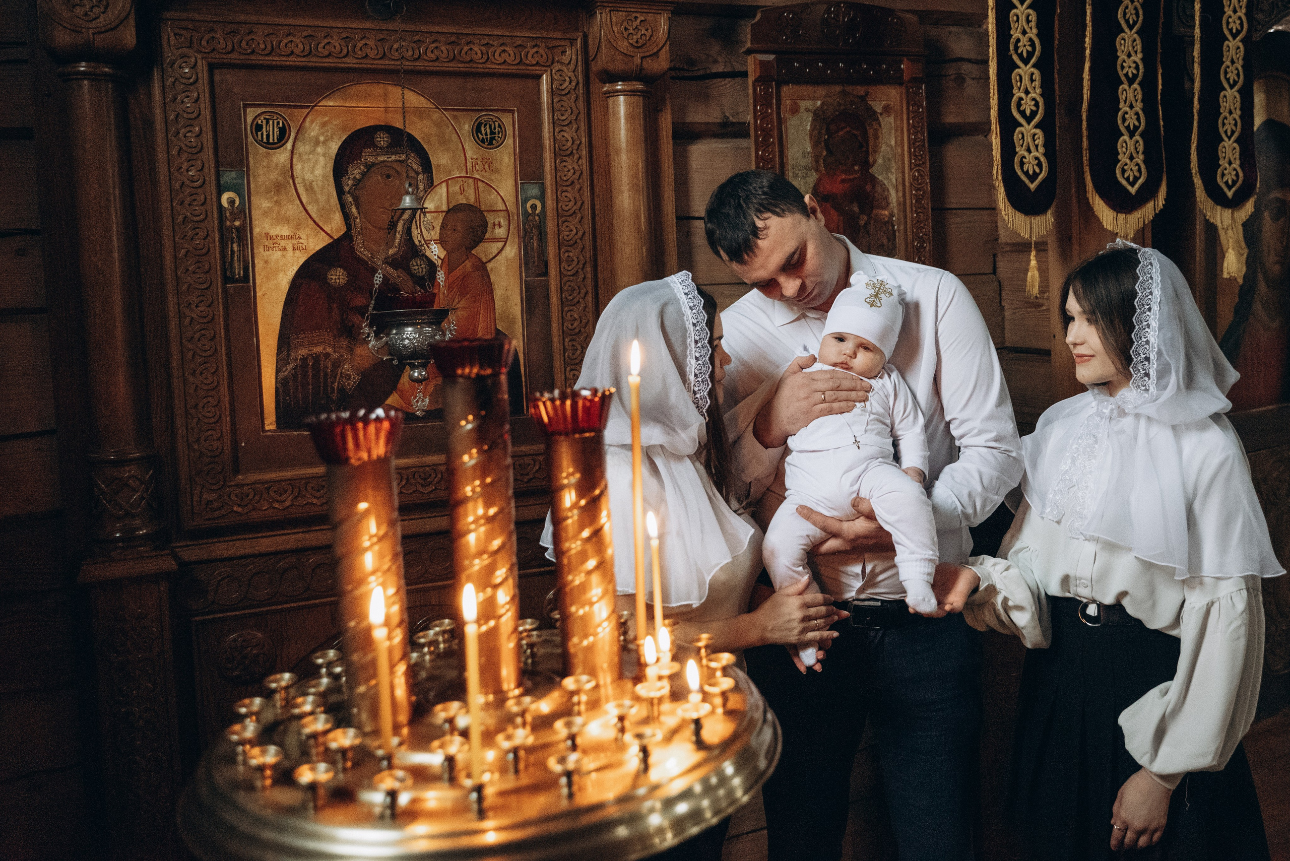 Крещение Назара. Семейный фотограф в Минске Дарья Дреко