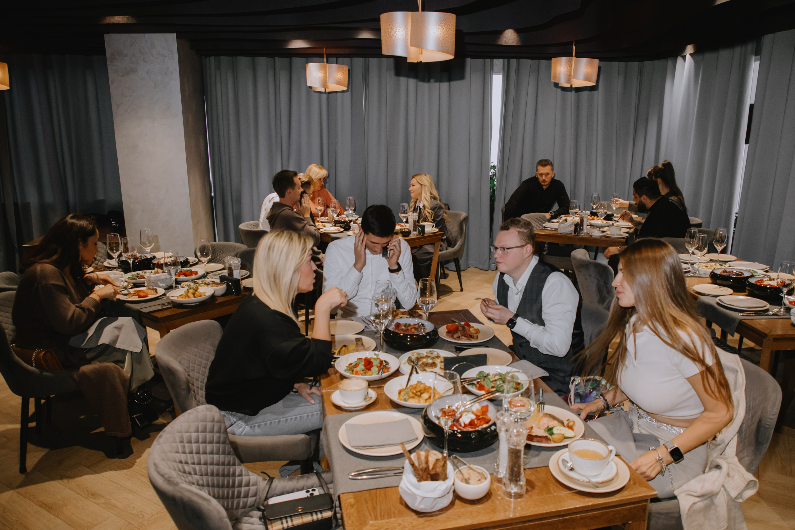 Бизнес завтрак на 89 этаже. Фотограф в Москве и Санкт-Петербурге Дарина