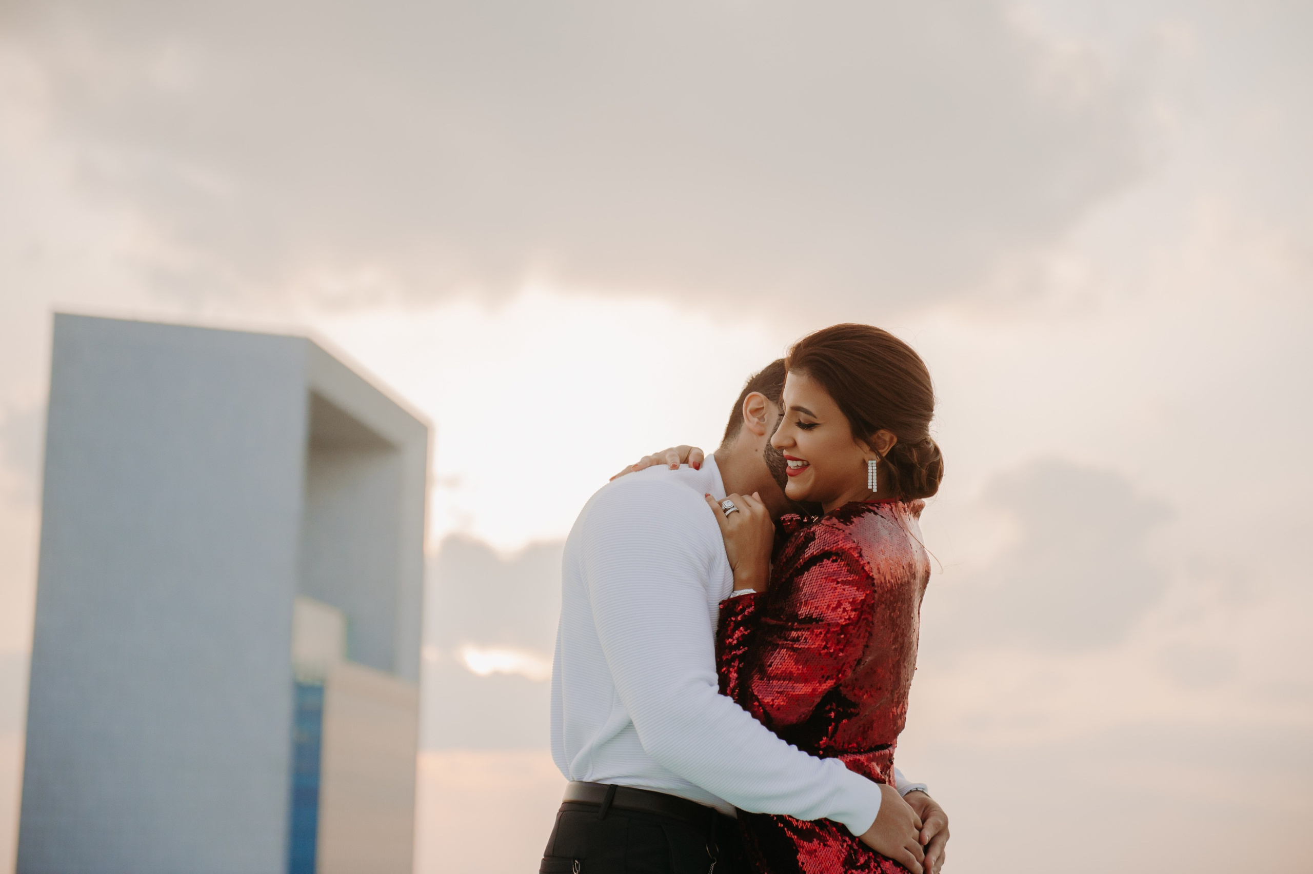 Love Story на высоте (Абу Даби). Фотограф в Москве и Санкт-Петербурге Дарина