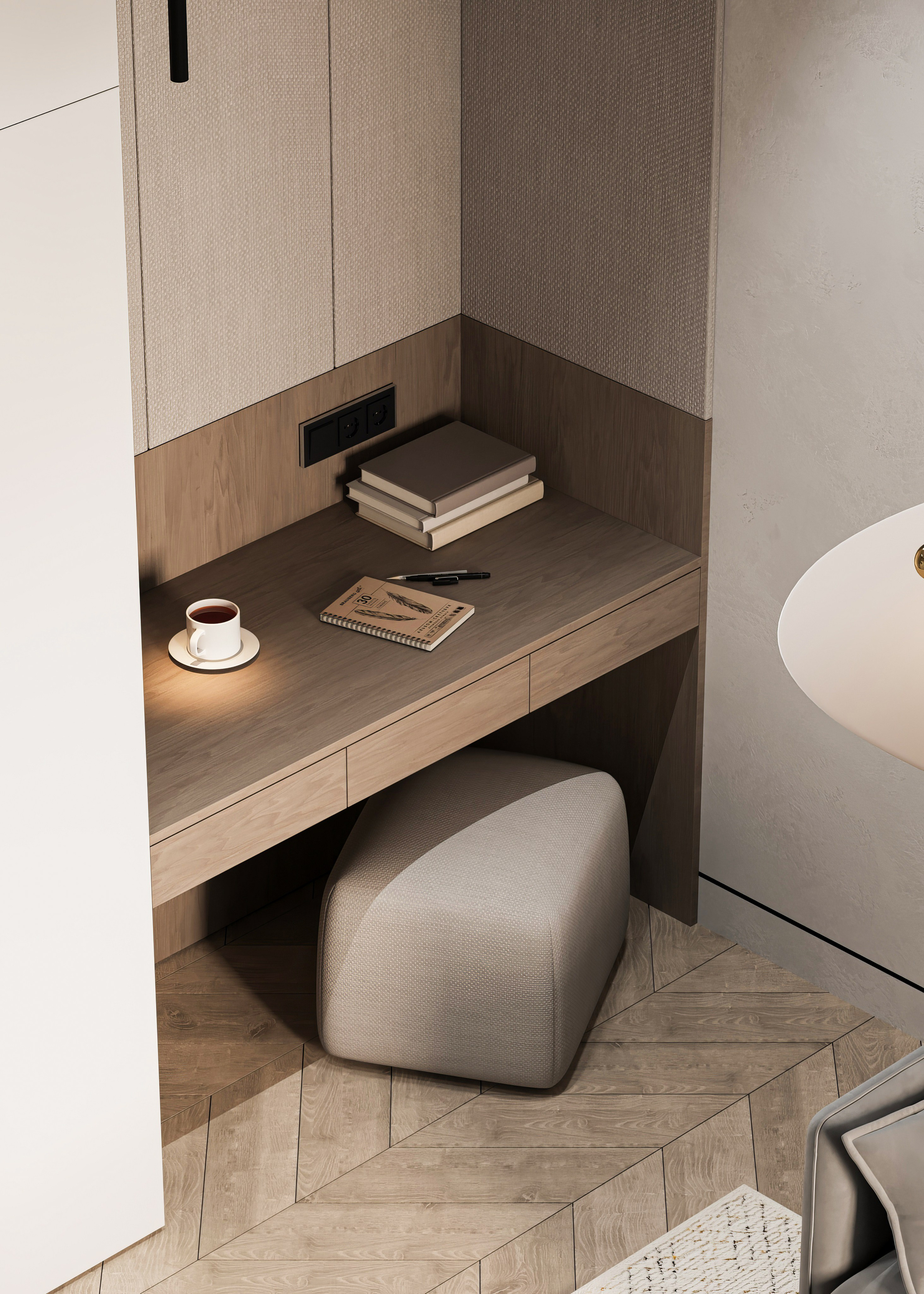 Дизайн дома в коттеджном поселке Большая вода — 150 м², 2023. Расим Селяметов — дизайн интерьера в Крыму