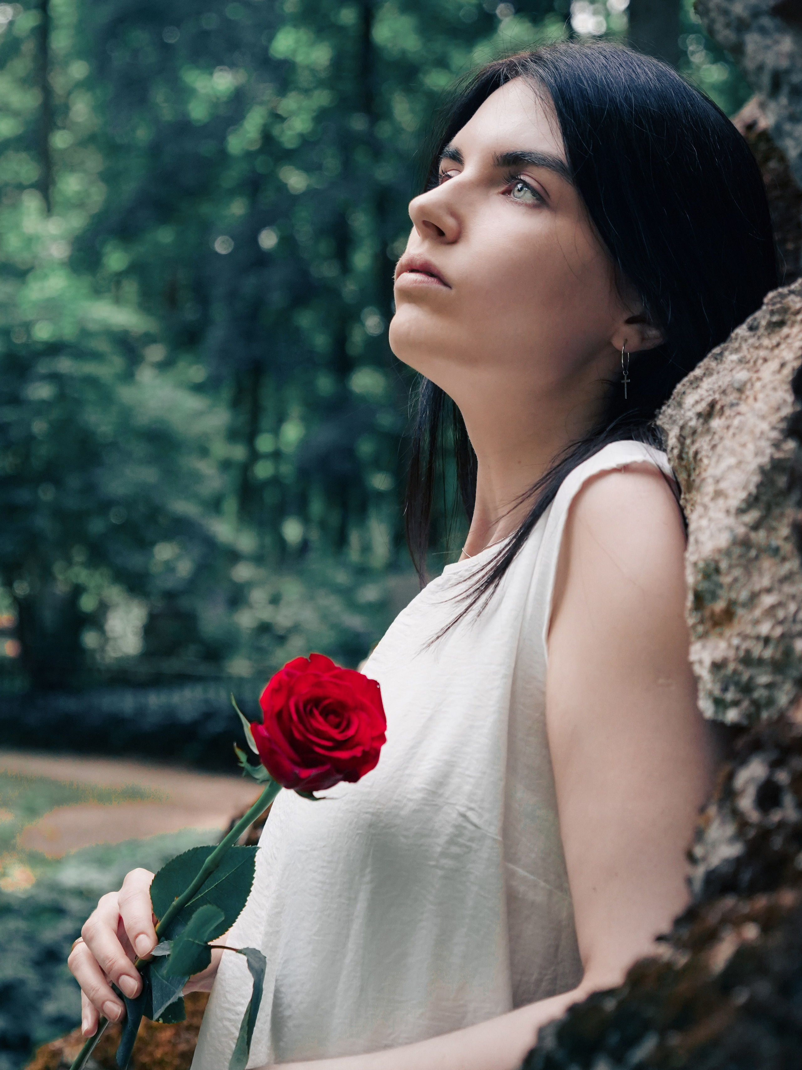 Творческая фотосессия на кладбище в Санкт-Петербурге для Лены. Светлана Гопанюк. Портретный фотограф. Санкт-Петербург. СПб