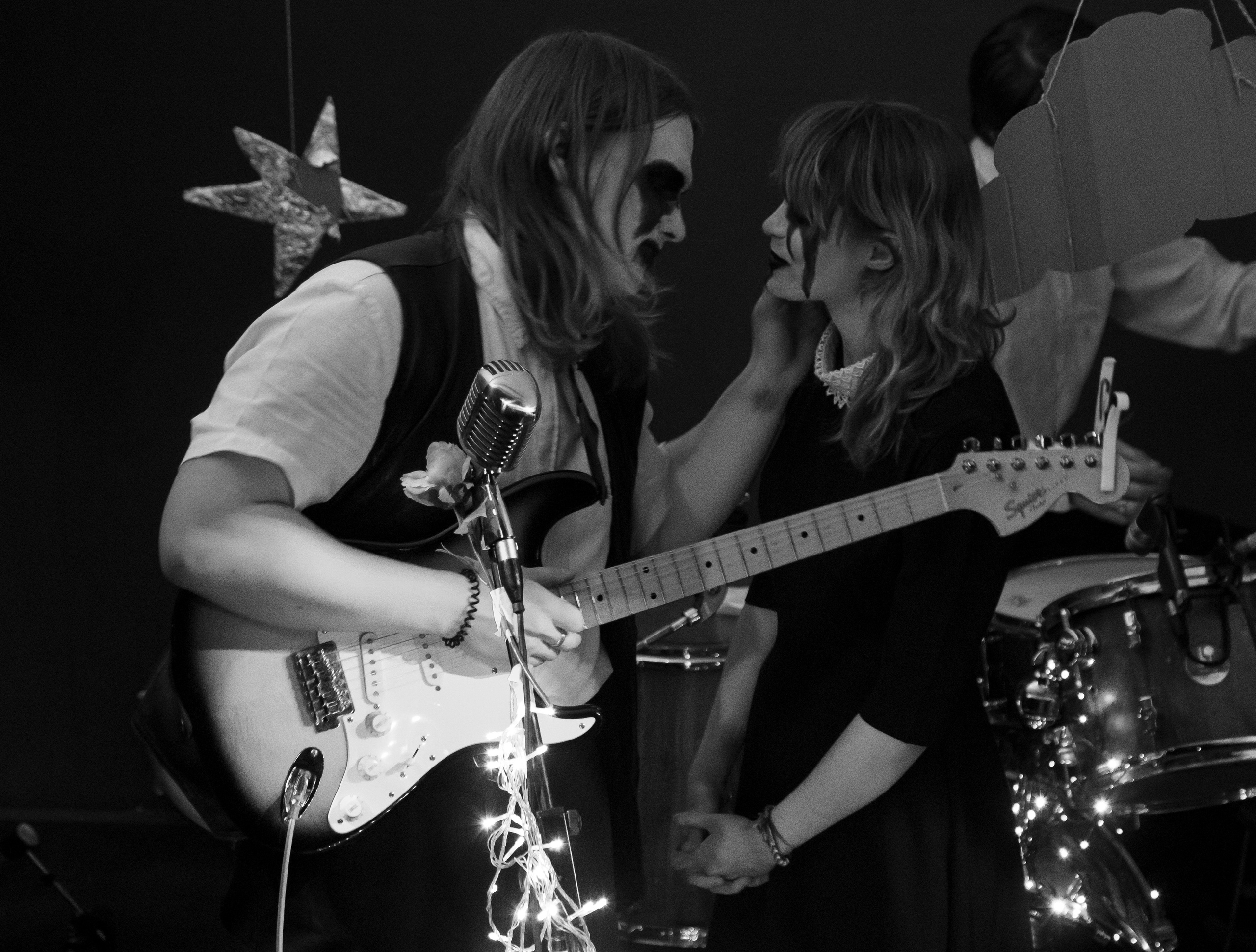 Муз. группа «Кабельщик». Сандра Ковалева | ЧБ фотограф