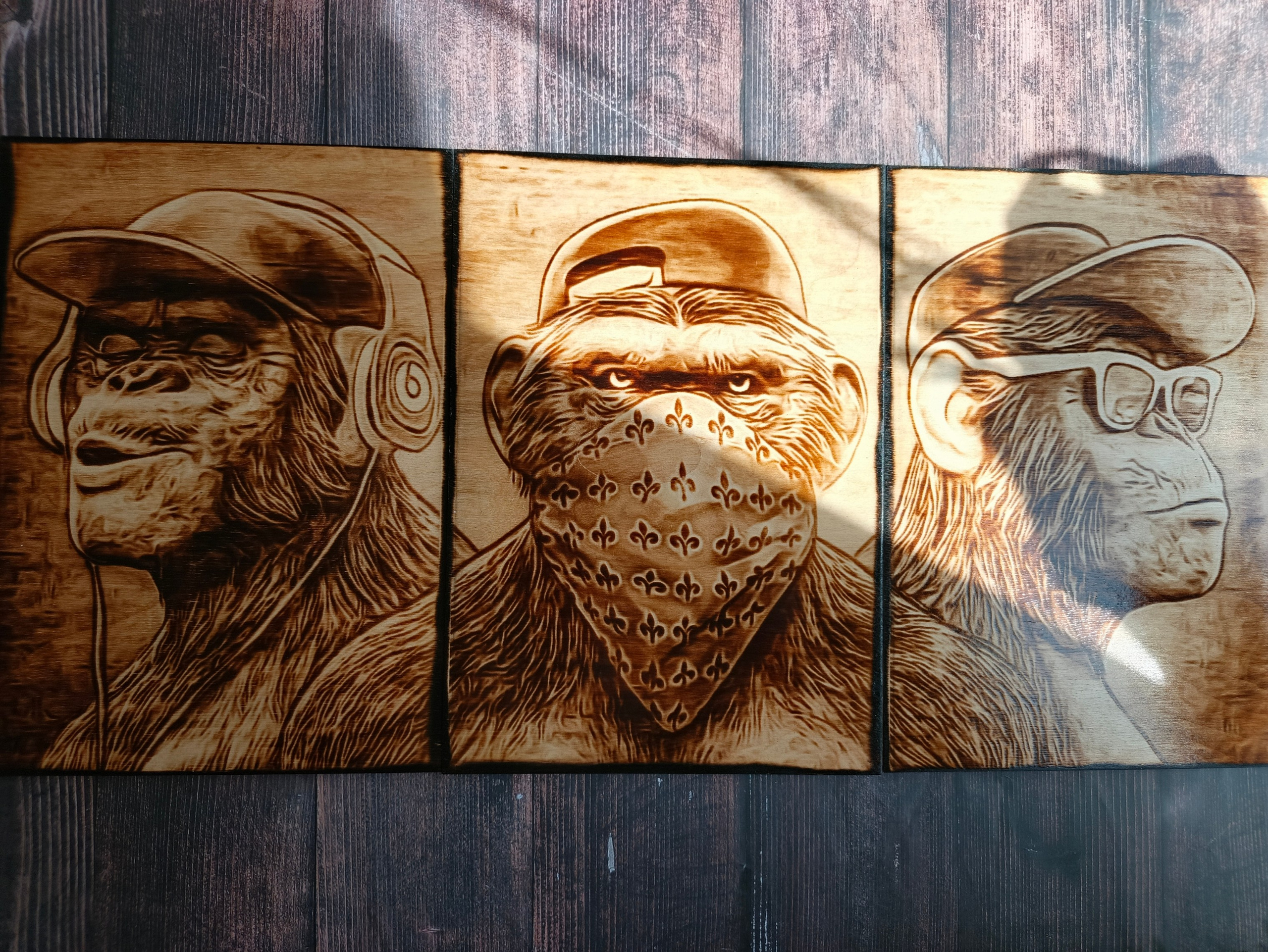 РАЗНОЕ. Выжигания картин и портретов по фото