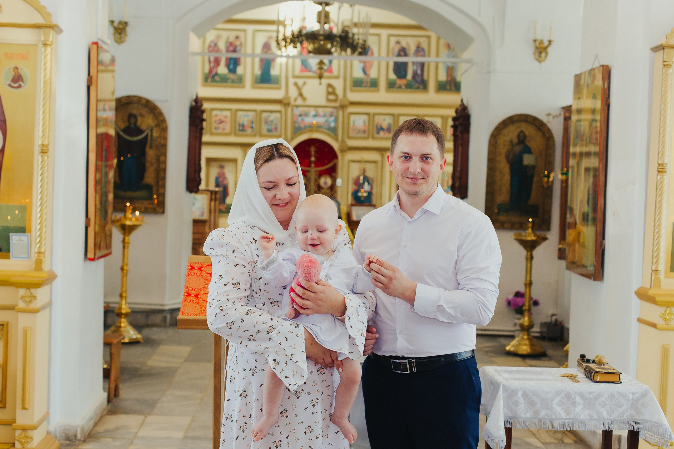 Фотосъемка Крещения в Сергиевом Посаде. Фотограф новорожденных и детский в Сергиевом Посаде Кругликова Юлия