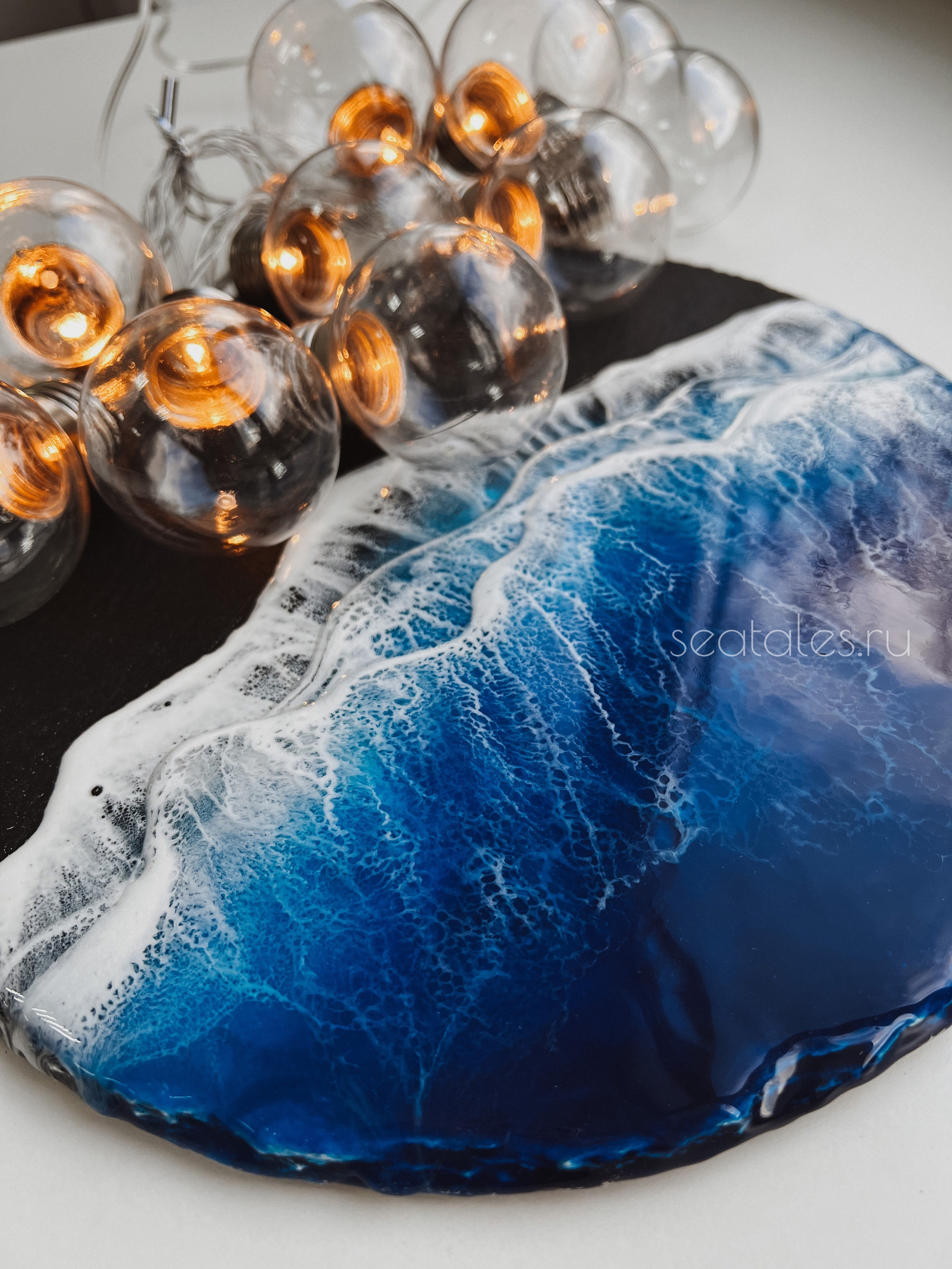 Эпоксидная смола. Seatales — эпоксидная смола и спиртовые чернила