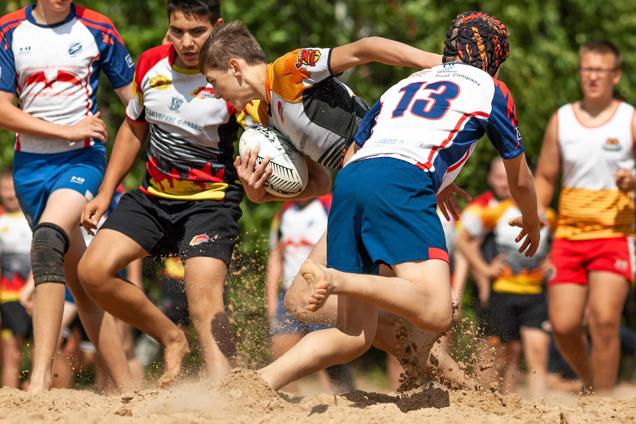 «Кубок «Молота» по пляжному Регби. Фотография
