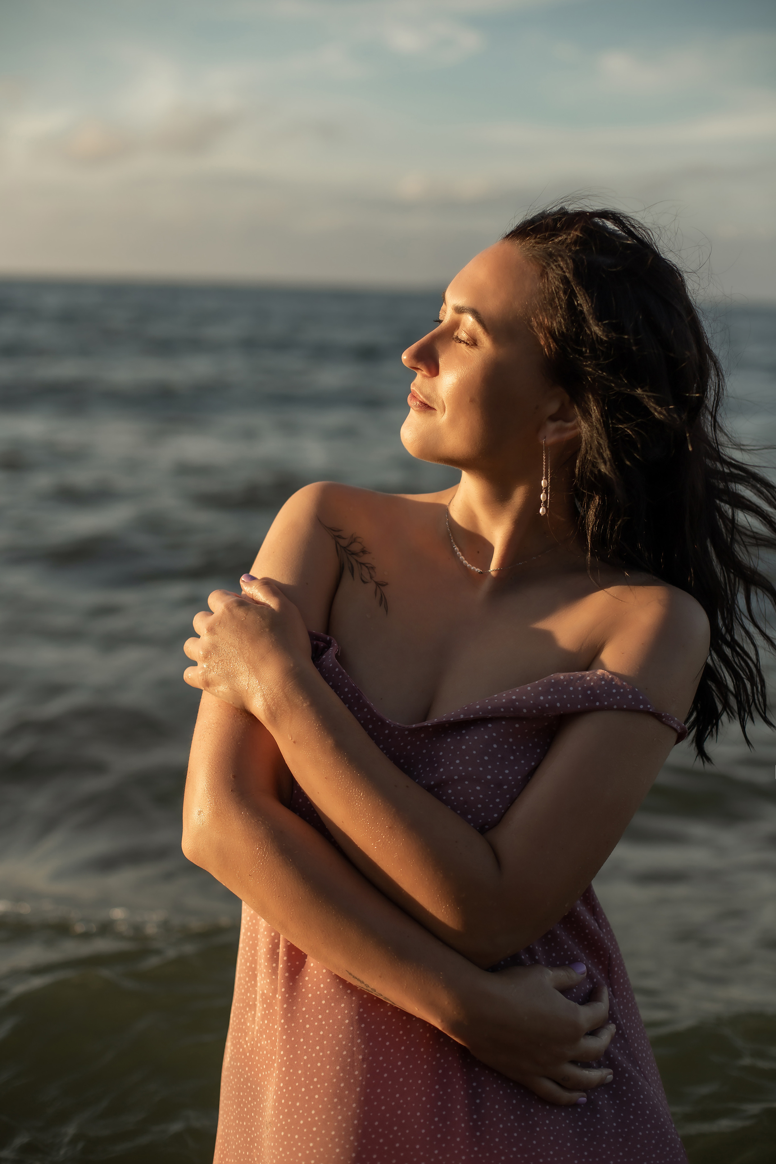 Маша. Закат в Куликово. Фотограф в Калининграде Решетникова Алина