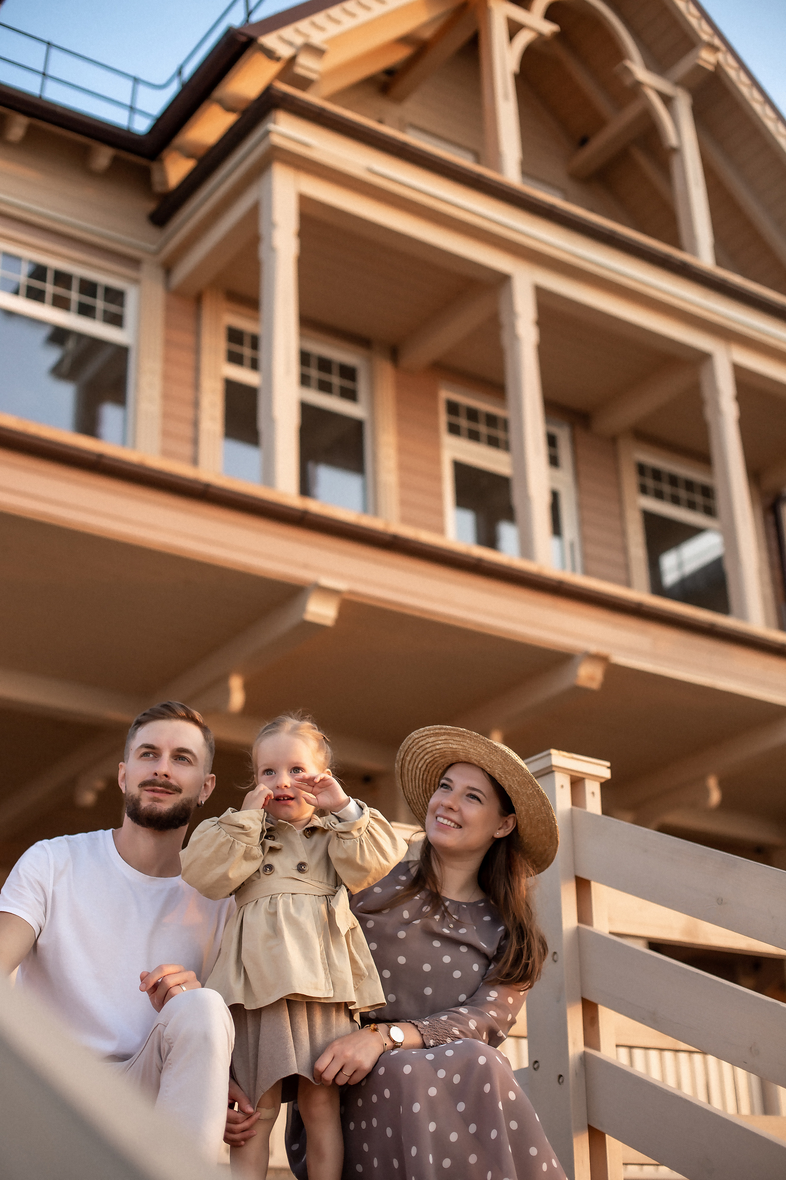 Вера, Дима и Лилия. Закат в Зеленоградске. Фотограф в Калининграде Решетникова Алина