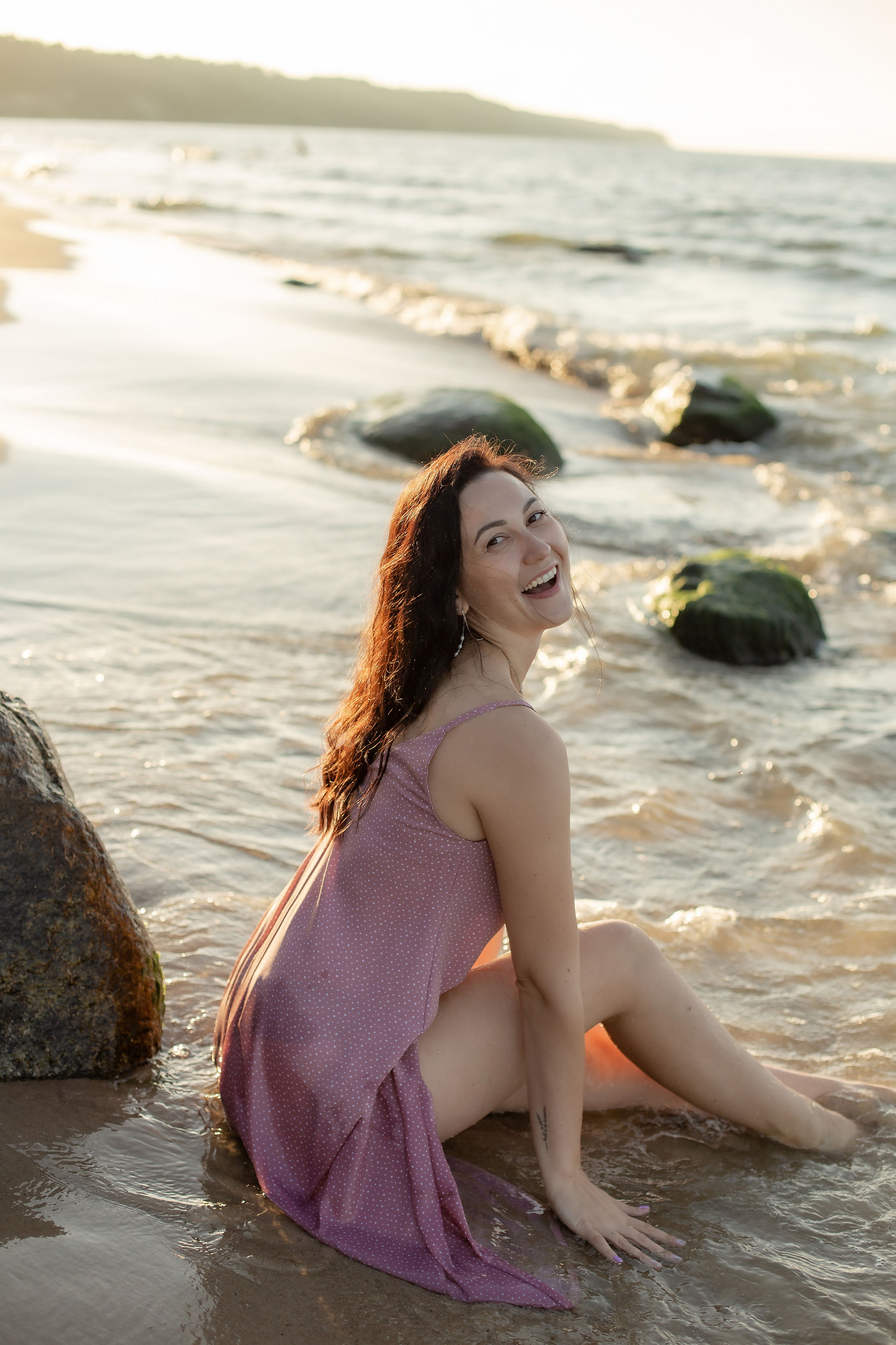 Маша. Закат в Куликово. Фотограф в Калининграде Решетникова Алина