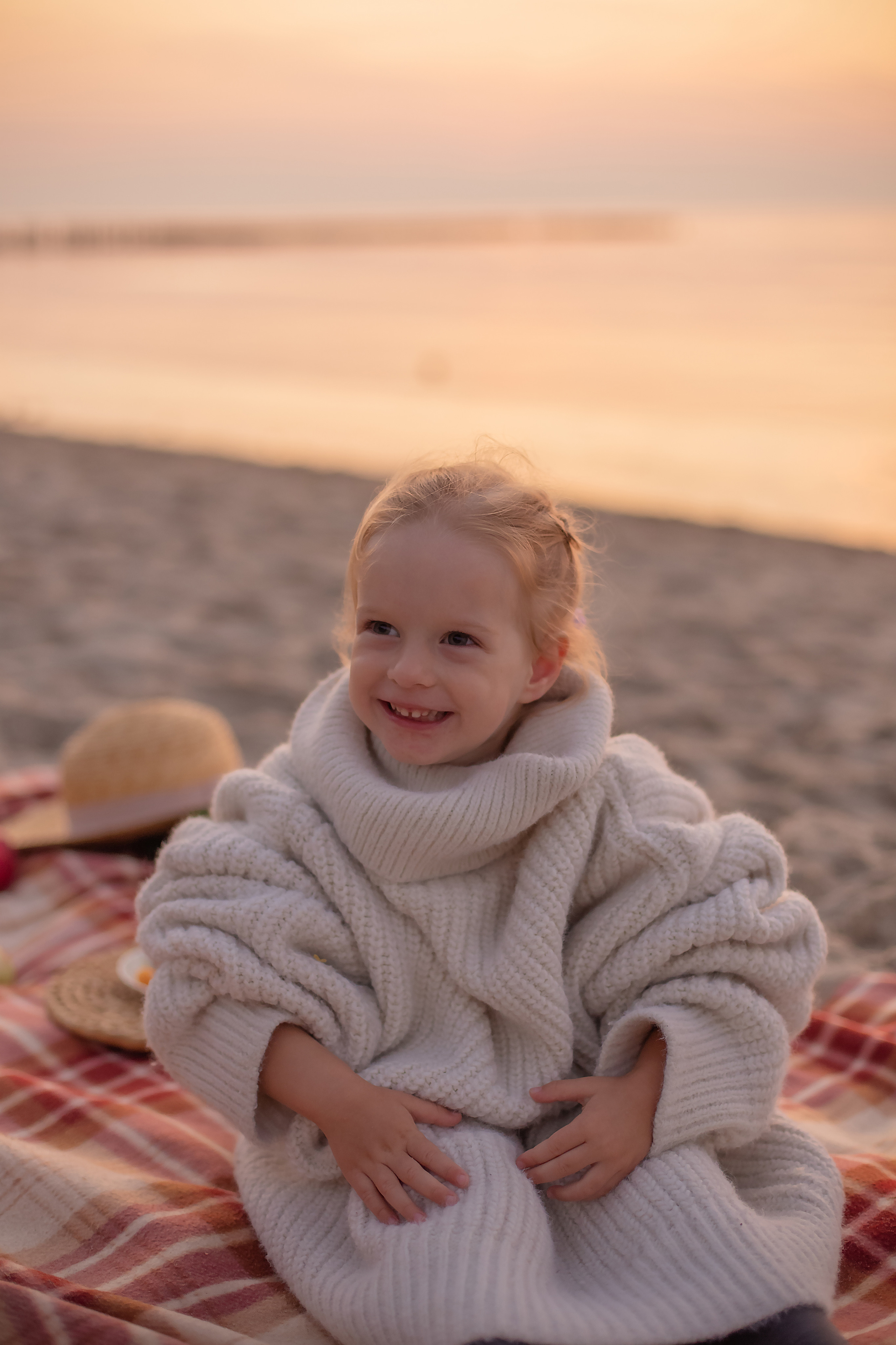 Вера, Дима и Лилия. Закат в Зеленоградске. Фотограф в Калининграде Решетникова Алина