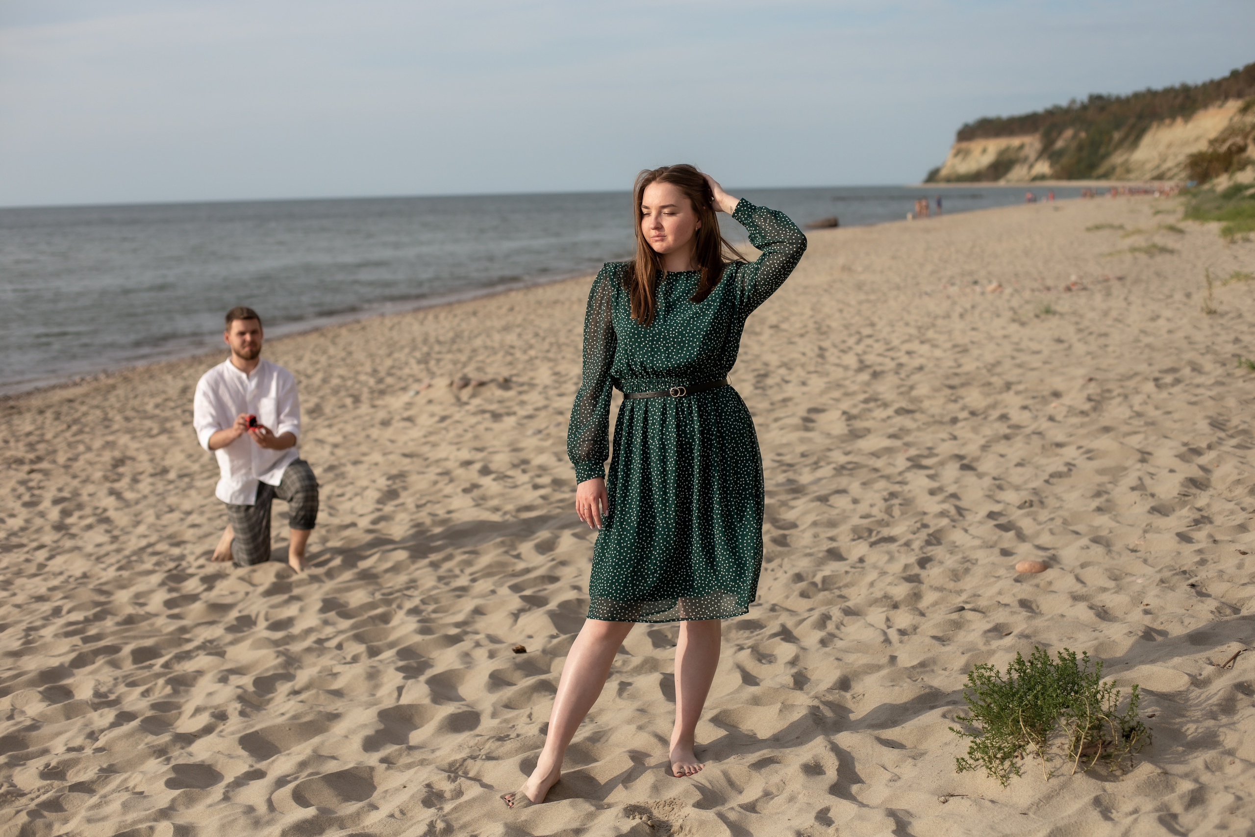 Анастасия и Алексей. Предложение руки и сердца. Фотограф в Калининграде Решетникова Алина