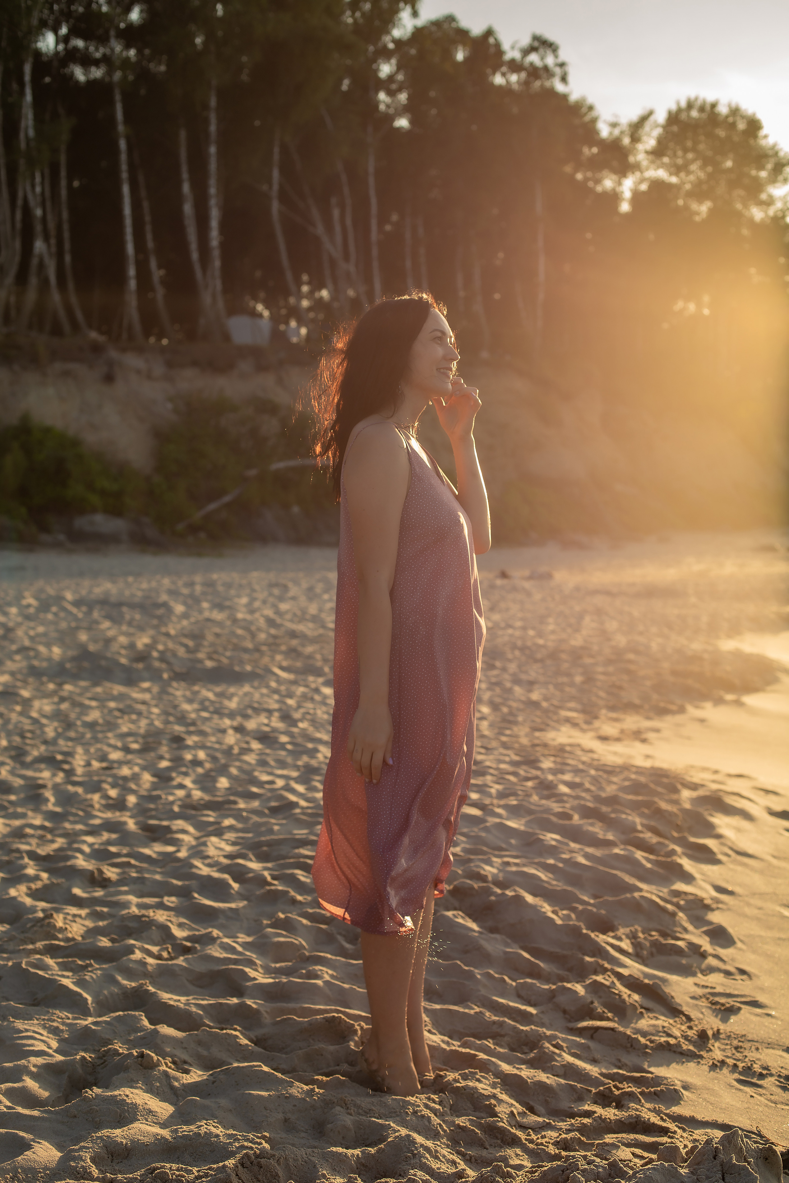 Маша. Закат в Куликово. Фотограф в Калининграде Решетникова Алина