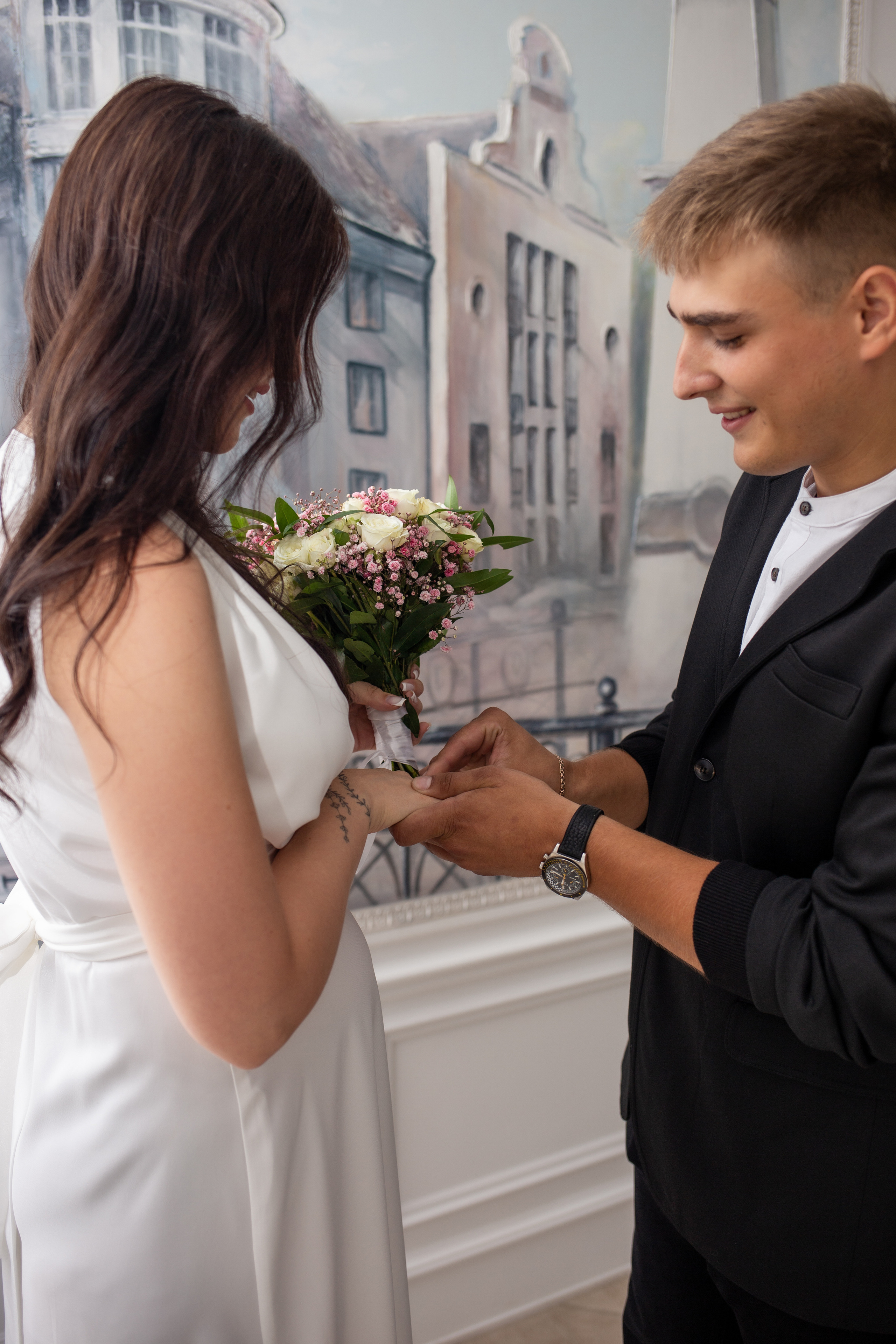 Эвелина и Георгий. В загсе. Фотограф в Калининграде Решетникова Алина