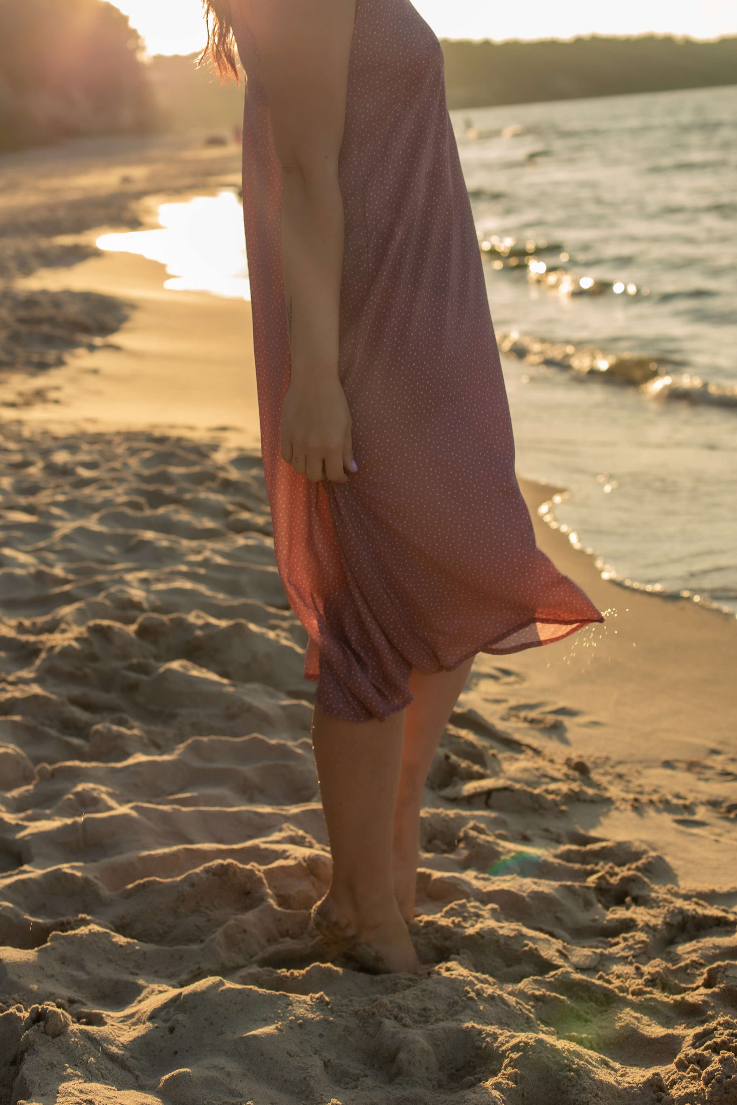 Маша. Закат в Куликово. Фотограф в Калининграде Решетникова Алина