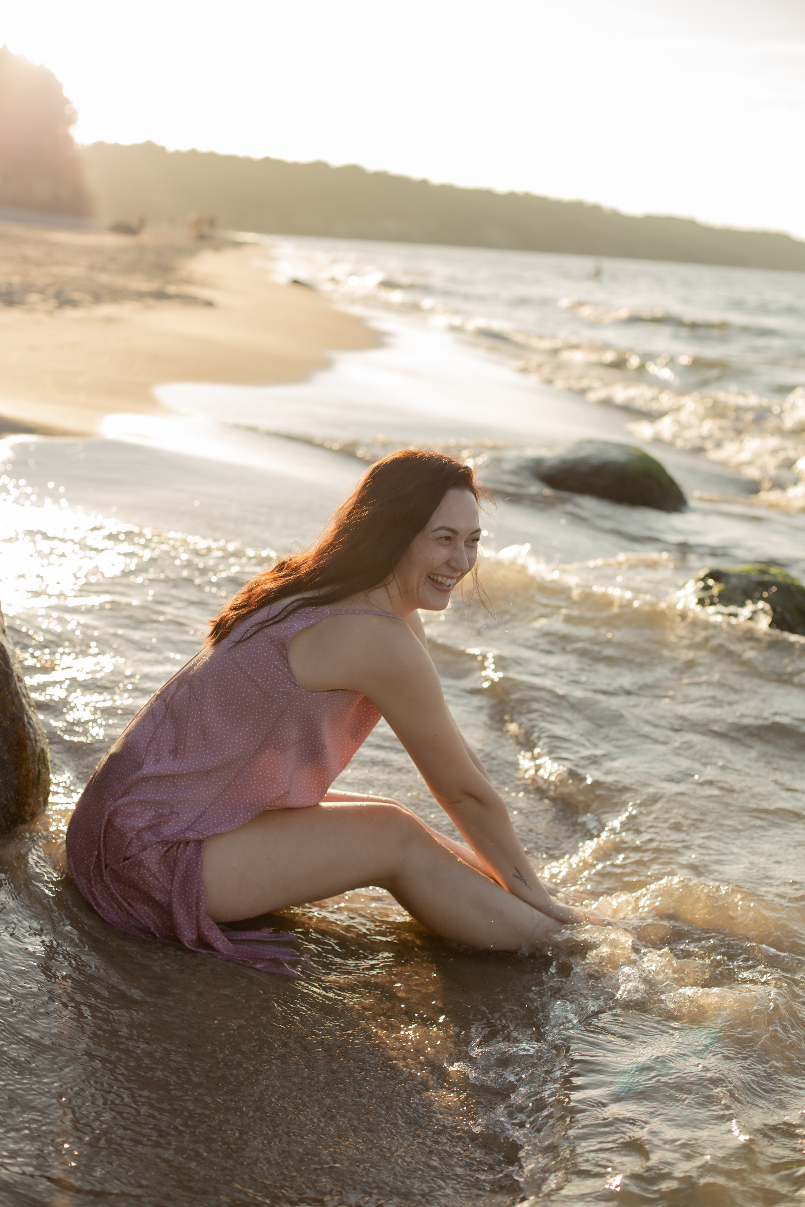 Маша. Закат в Куликово. Фотограф в Калининграде Решетникова Алина