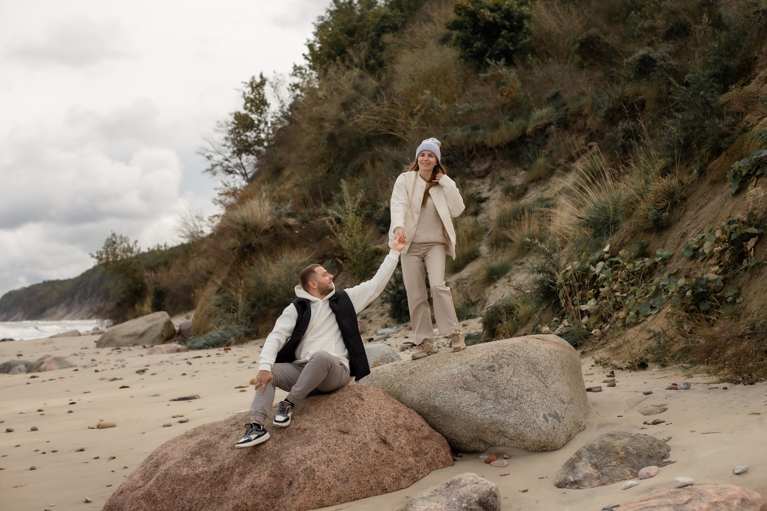 Инна и Дима. Филинская бухта. Фотограф в Калининграде Решетникова Алина