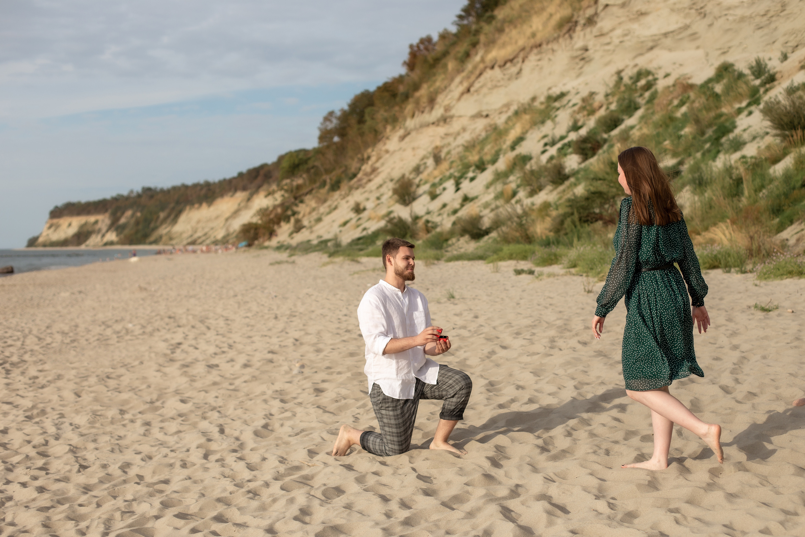 Анастасия и Алексей. Предложение руки и сердца. Фотограф в Калининграде Решетникова Алина