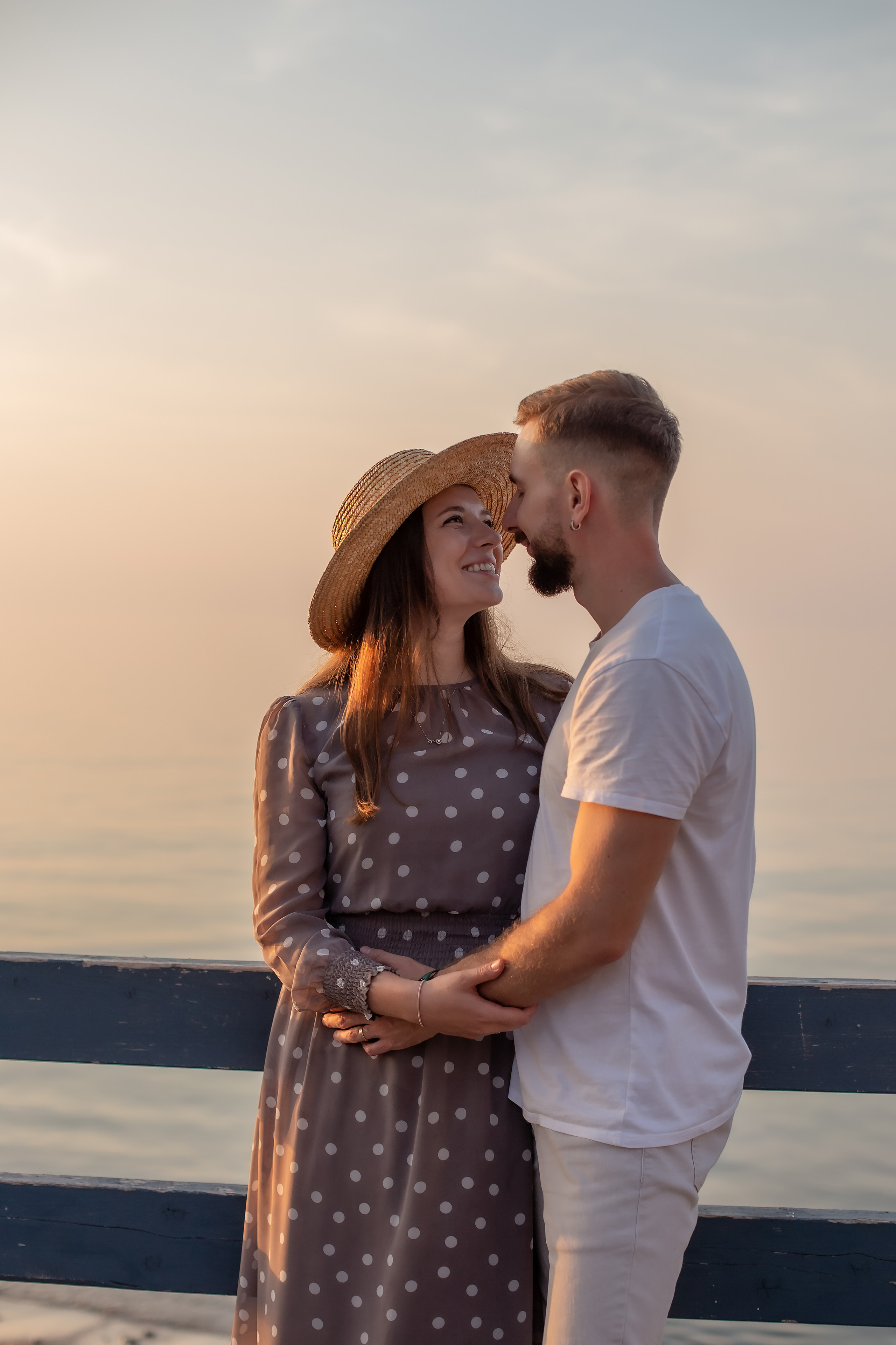 Вера, Дима и Лилия. Закат в Зеленоградске. Фотограф в Калининграде Решетникова Алина