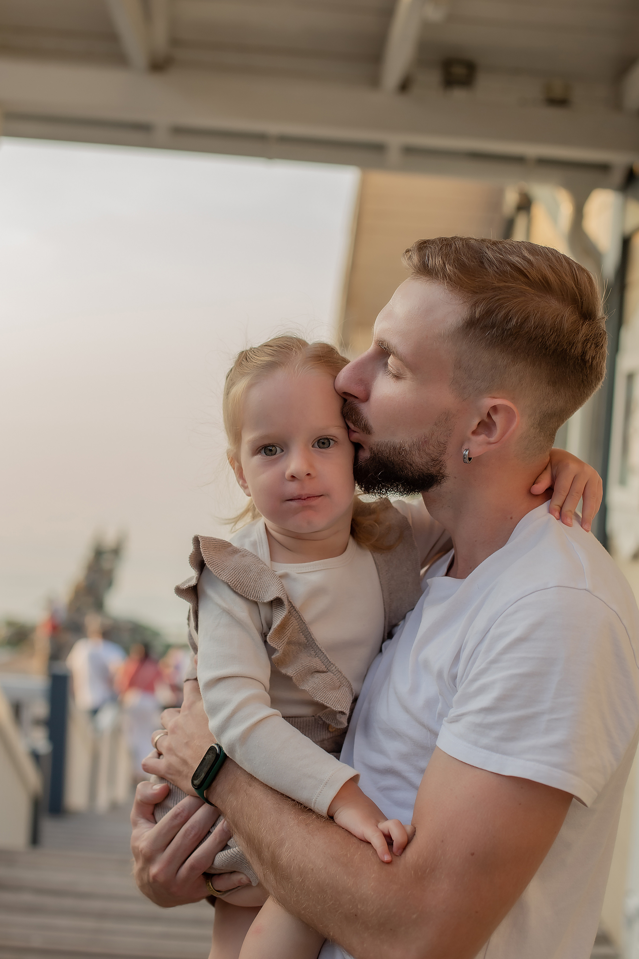 Вера, Дима и Лилия. Закат в Зеленоградске. Фотограф в Калининграде Решетникова Алина