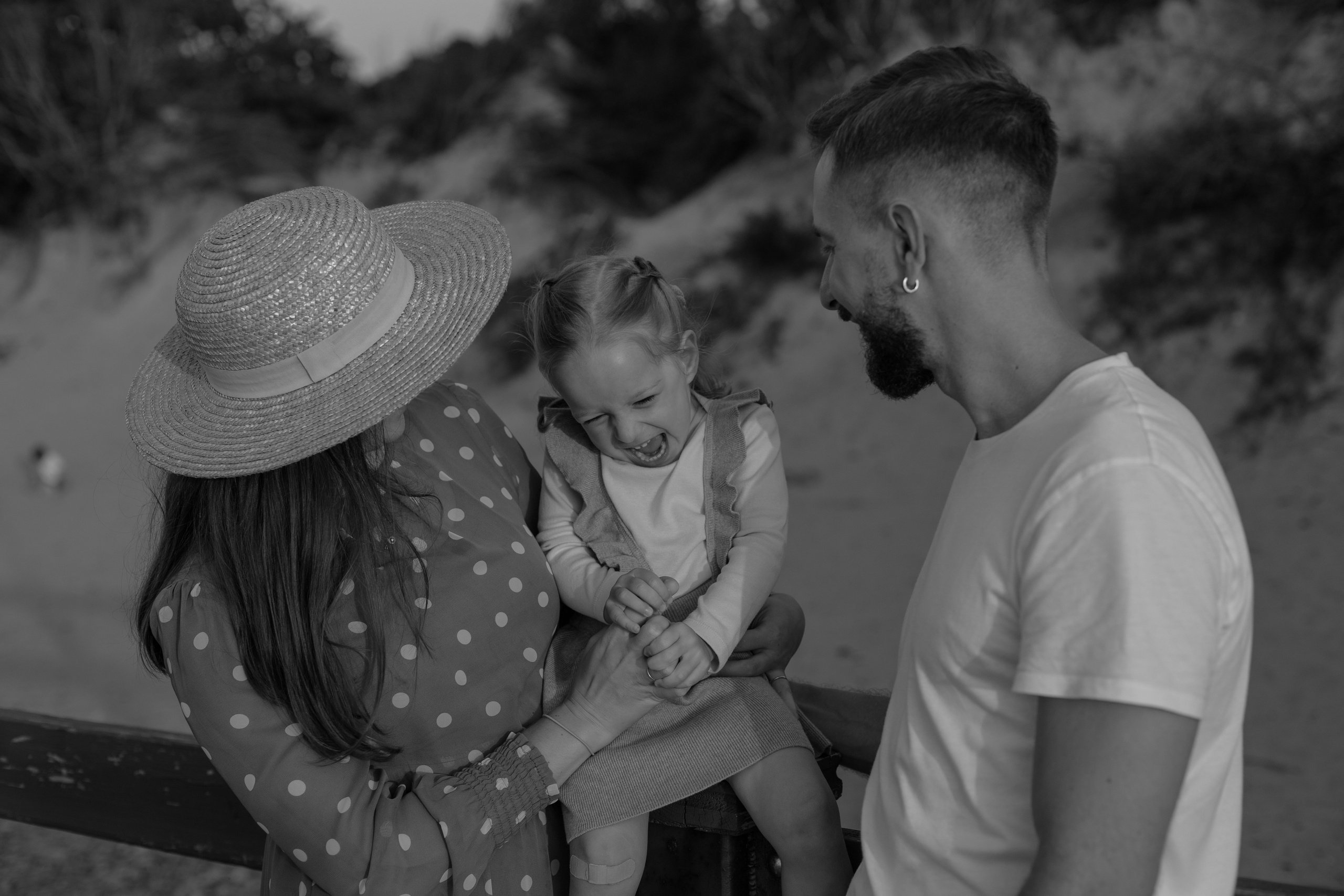 Вера, Дима и Лилия. Закат в Зеленоградске. Фотограф в Калининграде Решетникова Алина