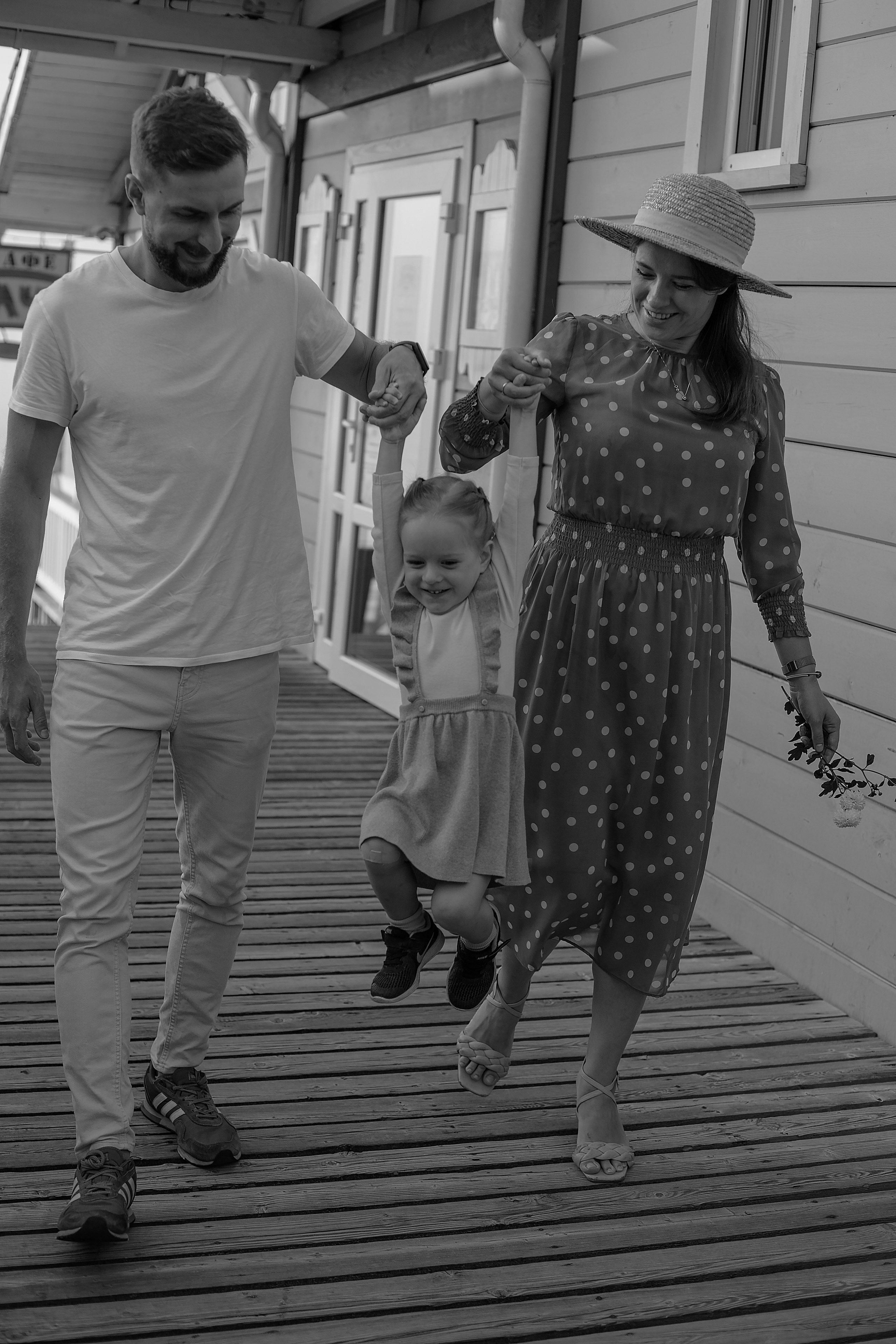 Вера, Дима и Лилия. Закат в Зеленоградске. Фотограф в Калининграде Решетникова Алина