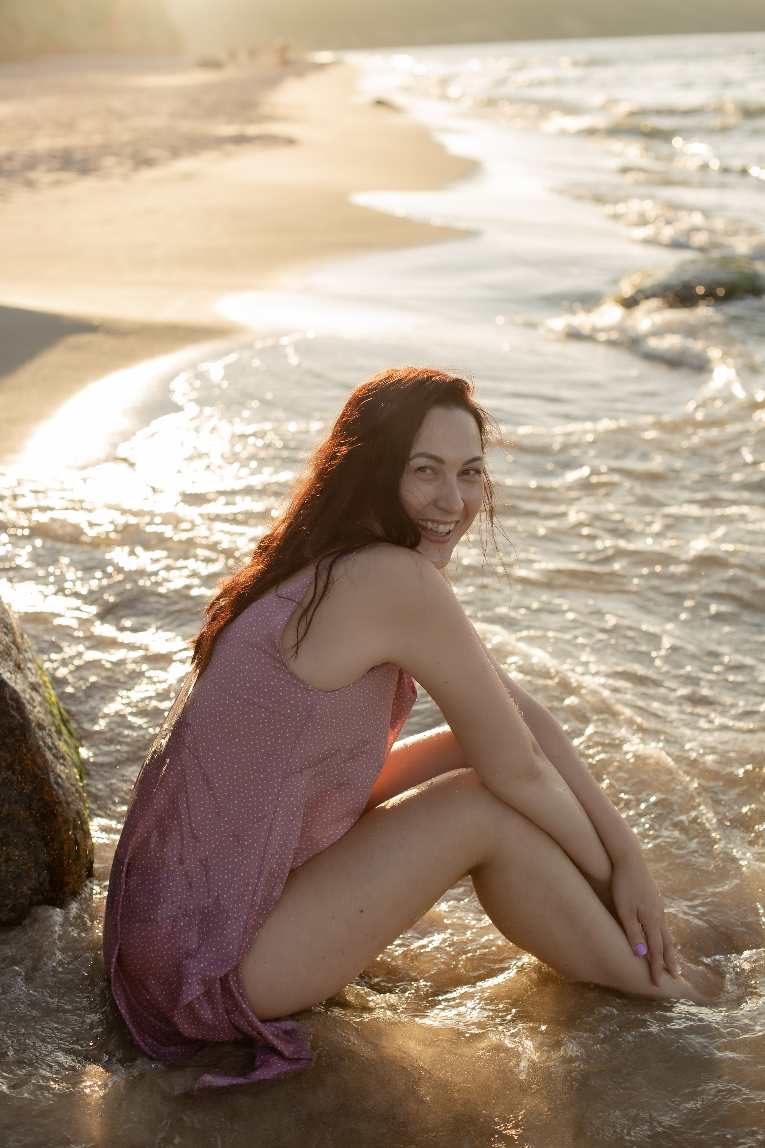 Маша. Закат в Куликово. Фотограф в Калининграде Решетникова Алина