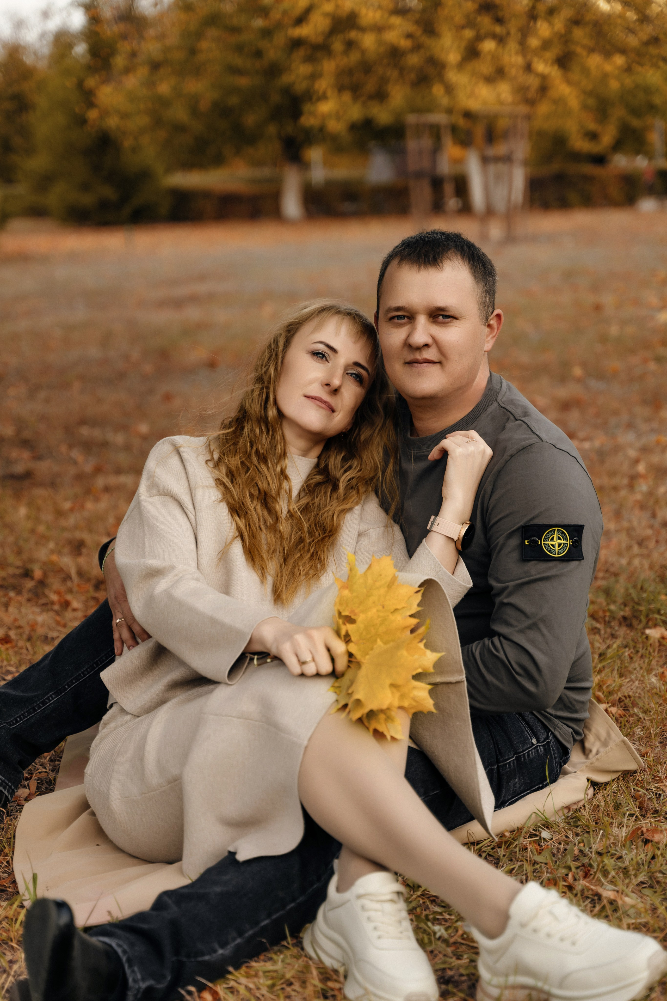 Осенняя фотосессия в стиле Love Story. Семейный фотограф в Белгороде Амелина Алина